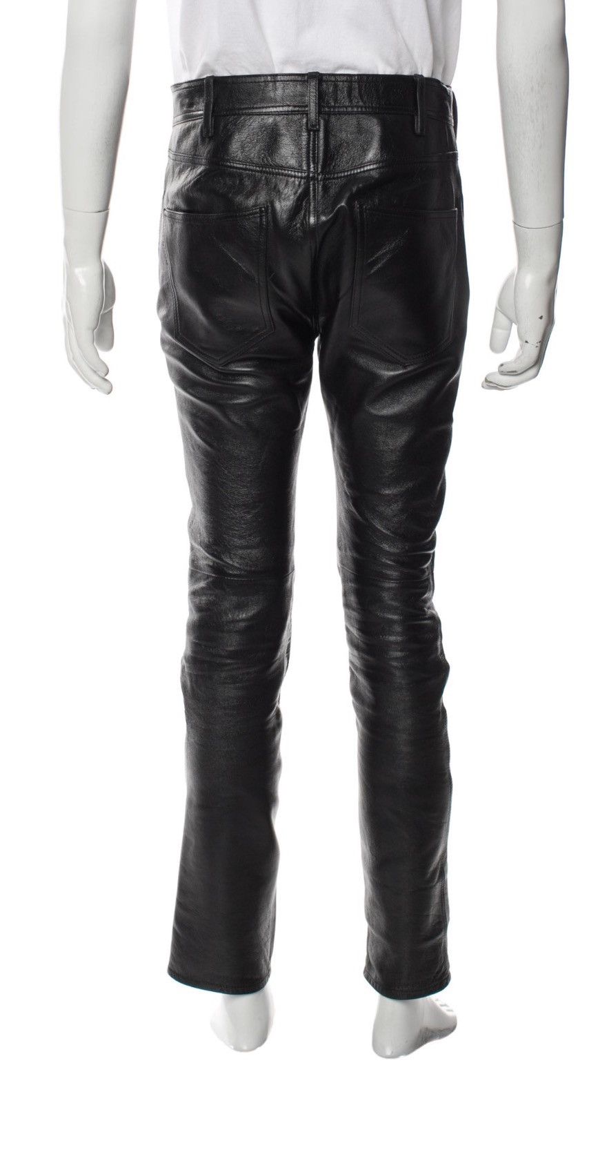 Celine Celine Lambskin Moto Pants Size US 32 / EU 48 - 3 Thumbnail