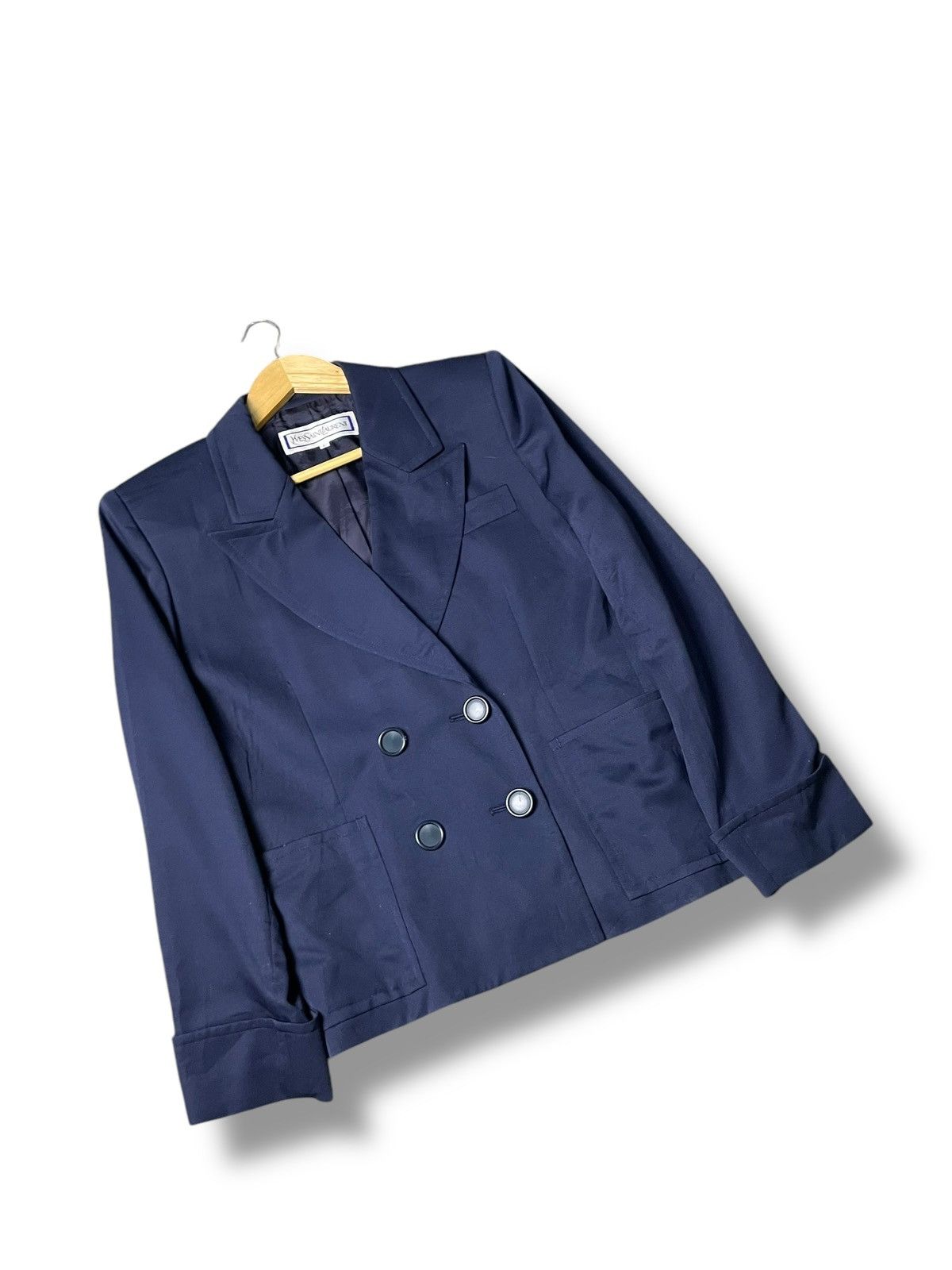 Yves Saint Laurent Double Breasted Blazer (74)