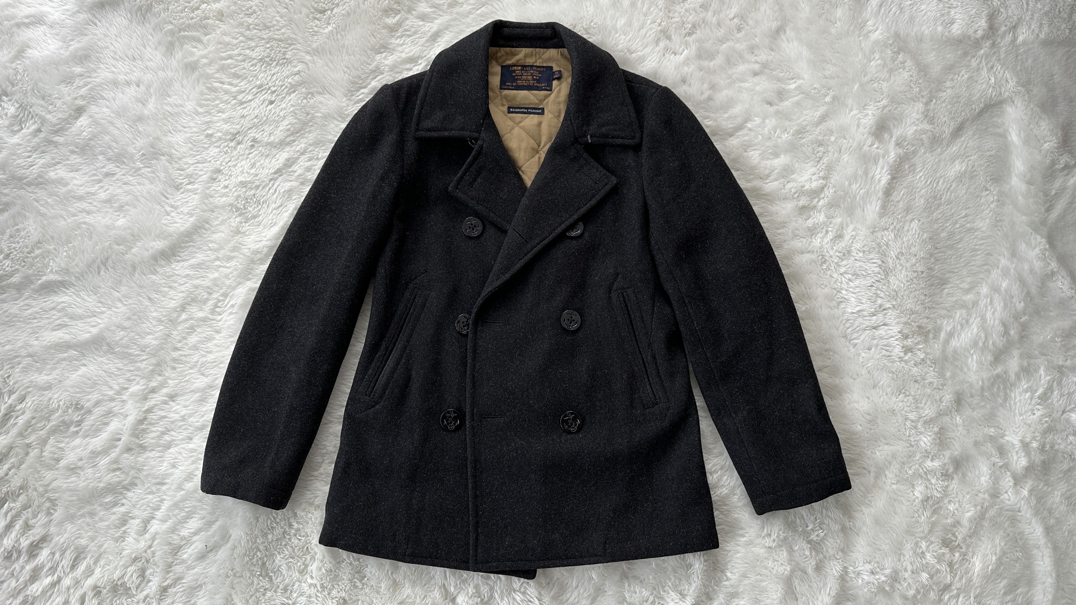 J crew outlet bayswater peacoat