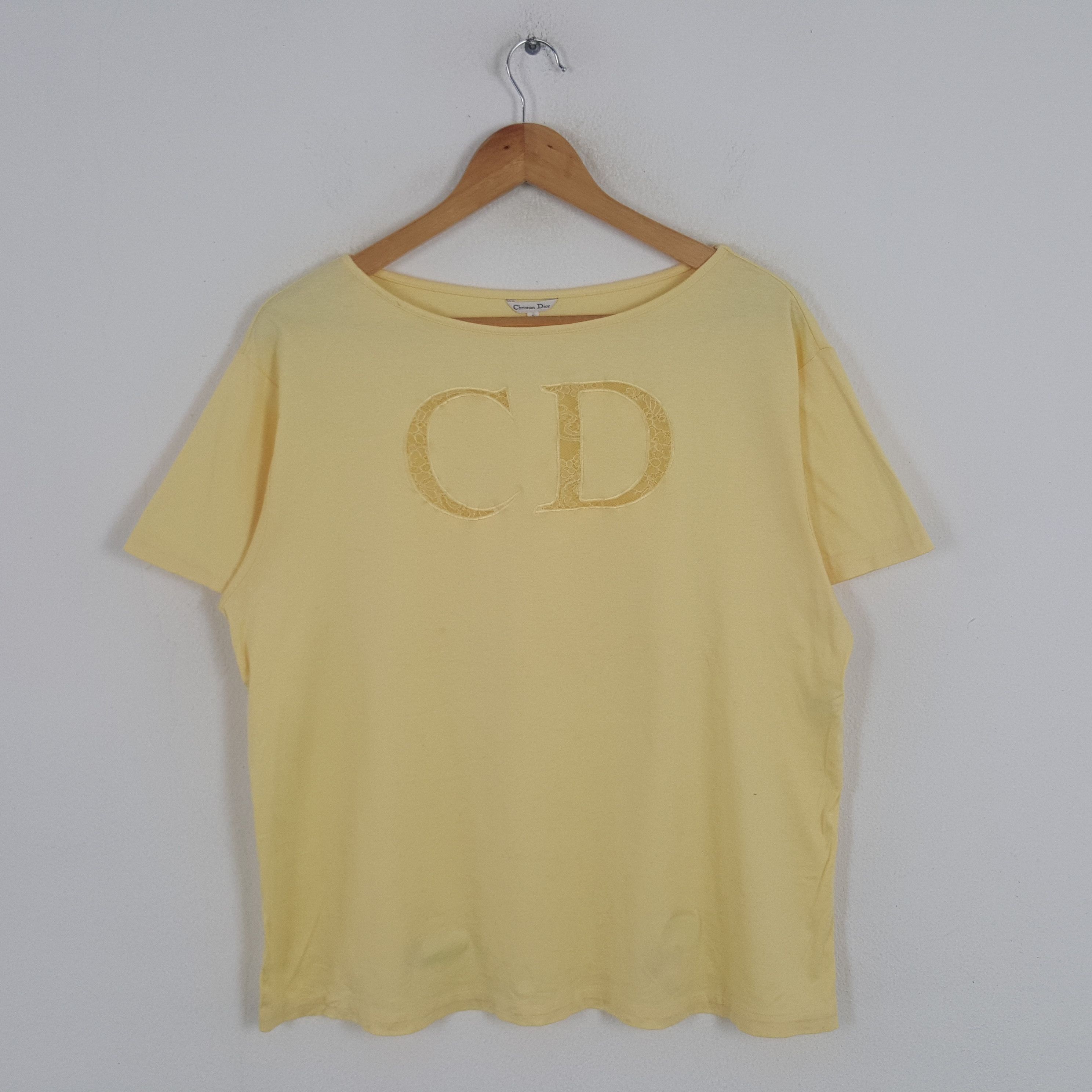 Christian Dior Monsieur × Vintage Vintage Christian Dior Italian Designer Tshirt Size L / US 10 / IT 46 - 1 Thumbnail