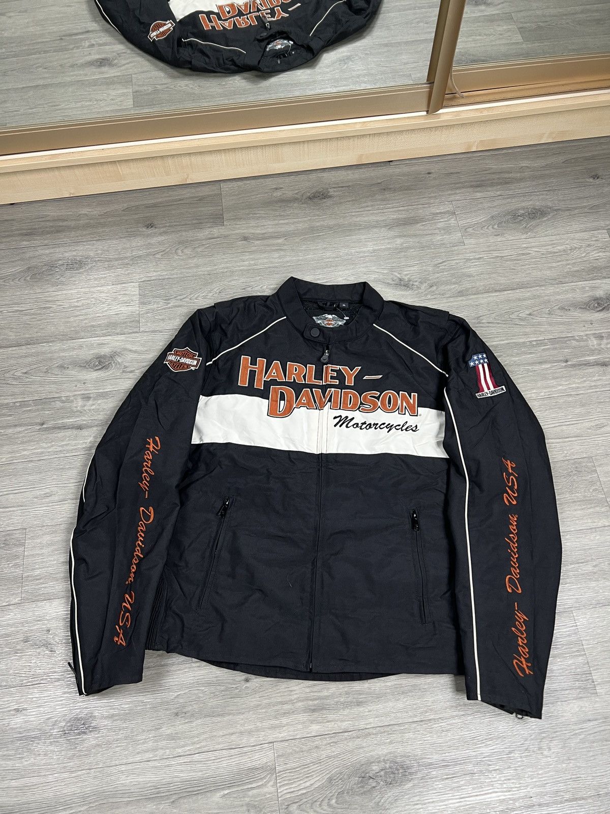 Harley Davidson HARLEY DAVIDSON MOTORCYCLES XL Vented Nylon Racing Jacket Size US XL / EU 56 / 4 - 1 Thumbnail