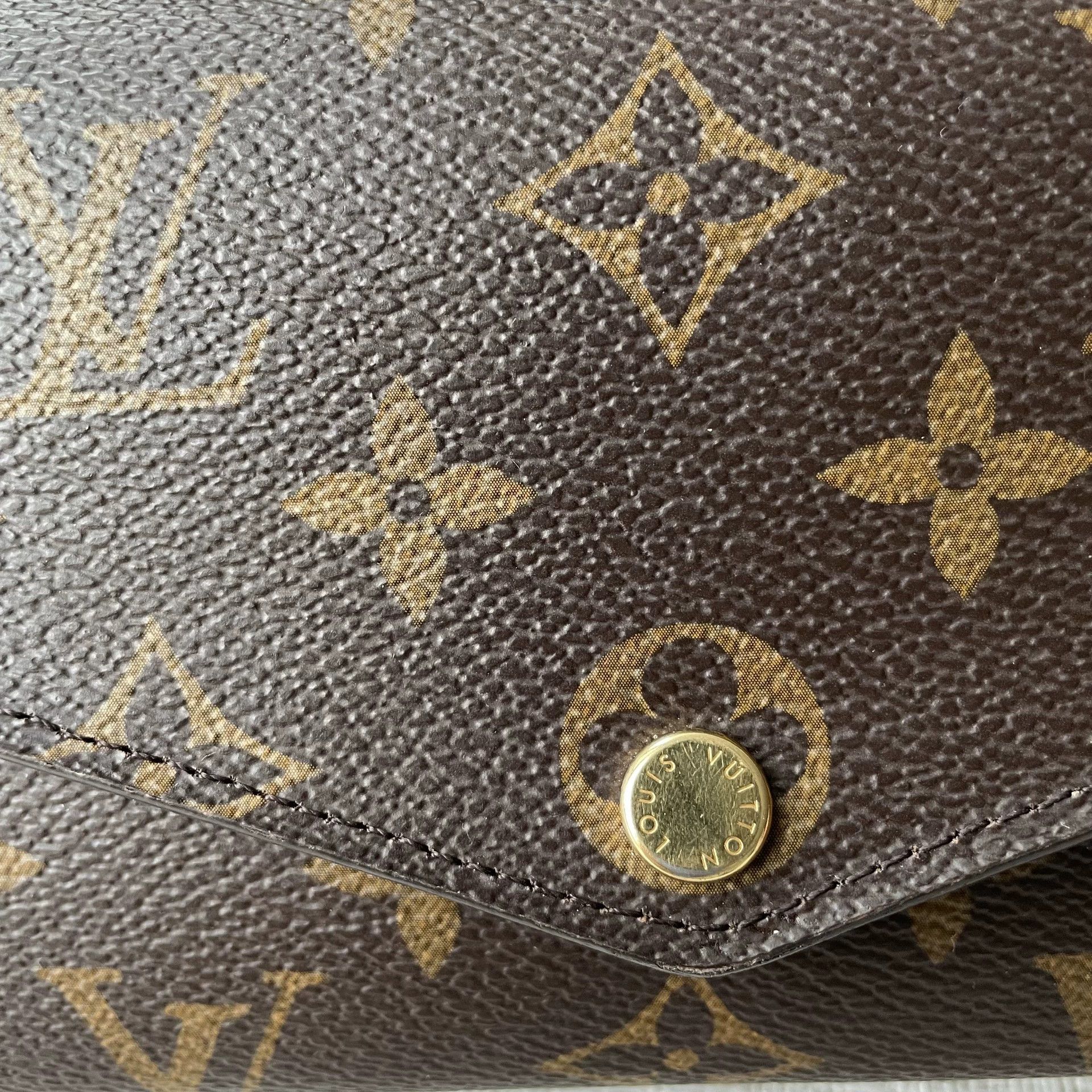 Louis Vuitton LOUIS VUITTON Sarah women's brown pink long wallet Size ONE SIZE - 3 Thumbnail
