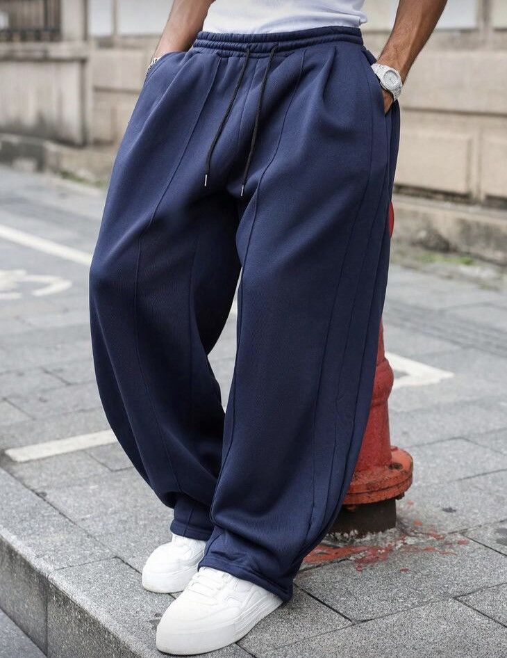 Japanese Brand Baggy Sweatpants - Retro Style Sportswear Fit Size US 28 / EU 44 - 6 Thumbnail