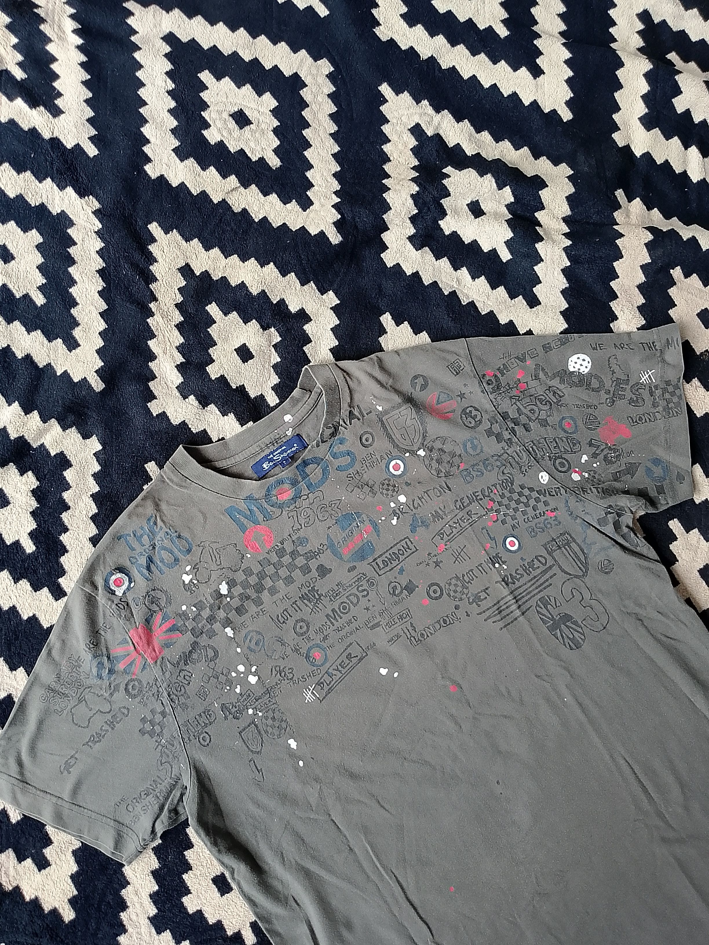 Ben Sherman Ben Sherman Mods Graphic Tee British Mod Culture Size US L / EU 52-54 / 3 - 3 Thumbnail