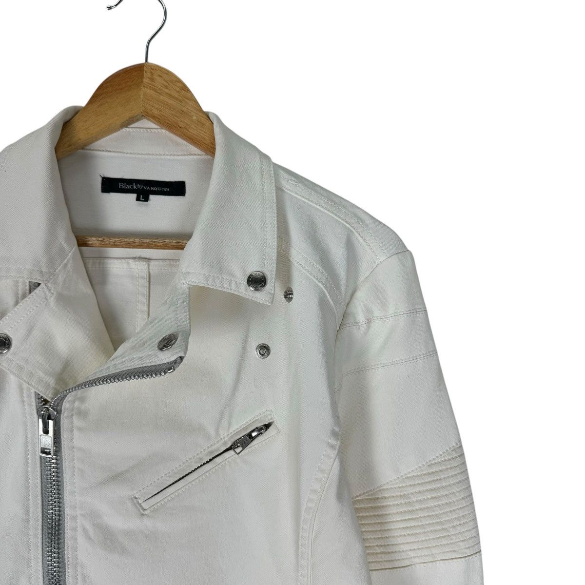 Japanese Brand × Vanquish ❄️VANQUISH DOUBLE COLLAR BIKERS JACKET LIKE SCHOTT Size US L / EU 52-54 / 3 - 4 Thumbnail