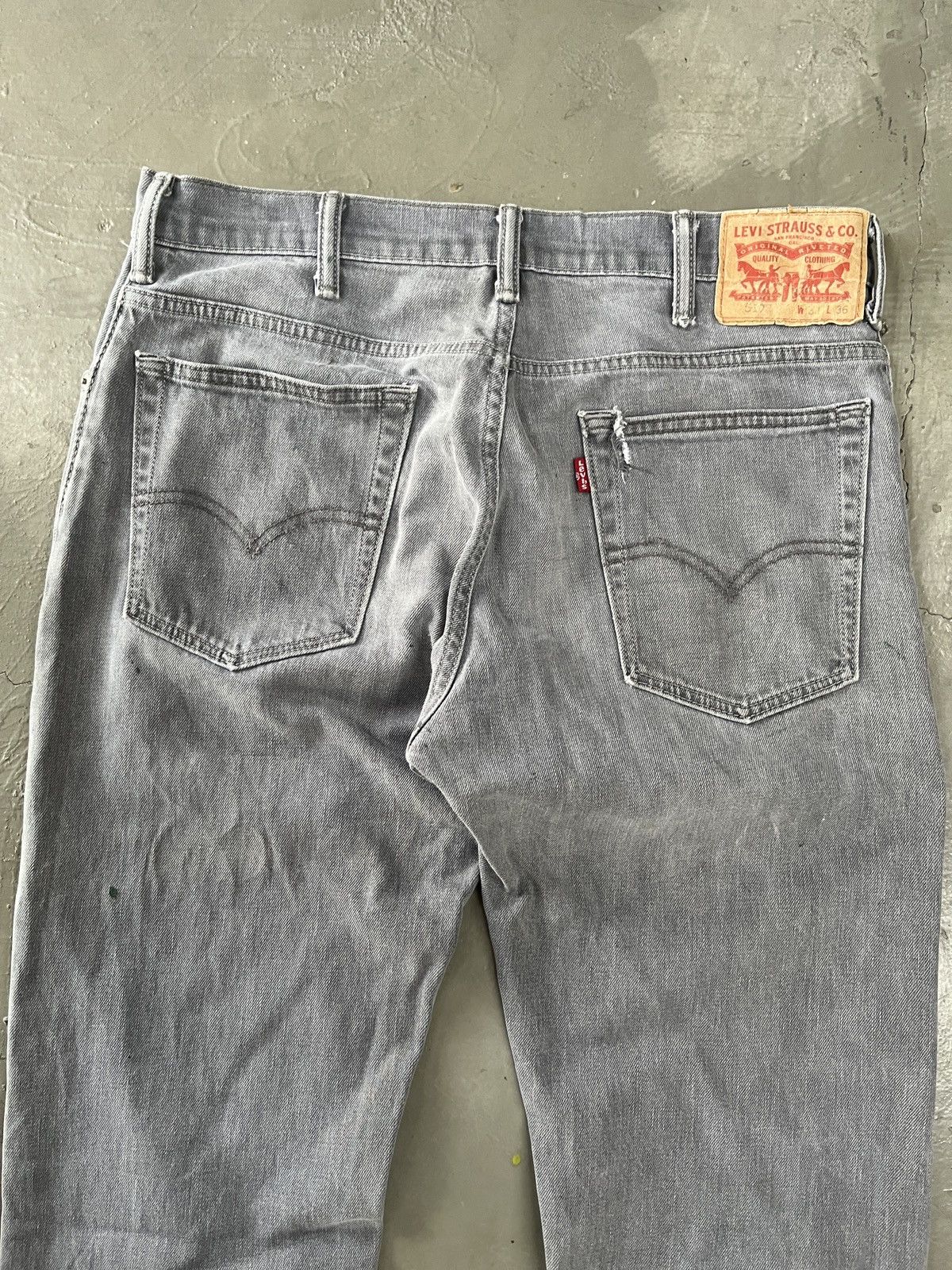 Levi's Vintage 90s Levis 517 Paint Splatter Junya Helmut Lang Style Size US 33 - 4 Thumbnail