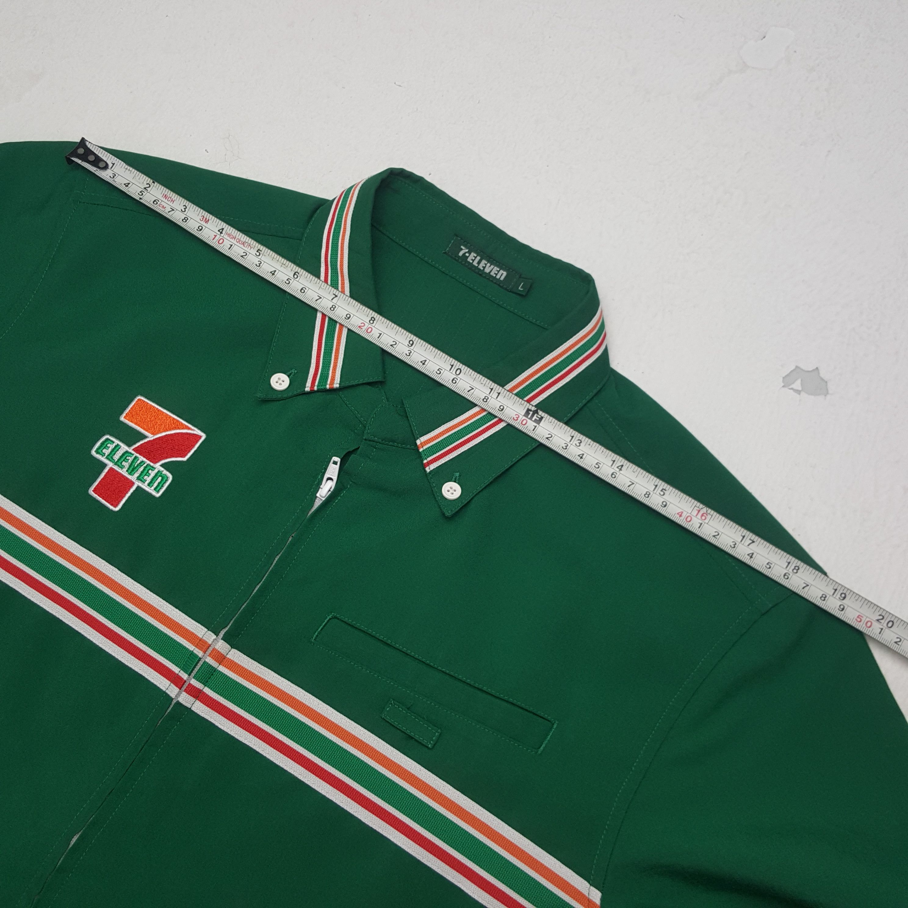 Japanese Brand × Vintage Vintage 7 Eleven Embroidery Logo Worker Zipper Jacket Size US L / EU 52-54 / 3 - 6 Thumbnail