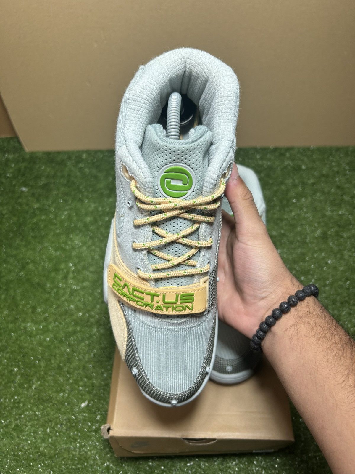Nike × Travis Scott Nike travis scott air trainer 1 SP grey haze Size US 8 / EU 41 - 6 Thumbnail