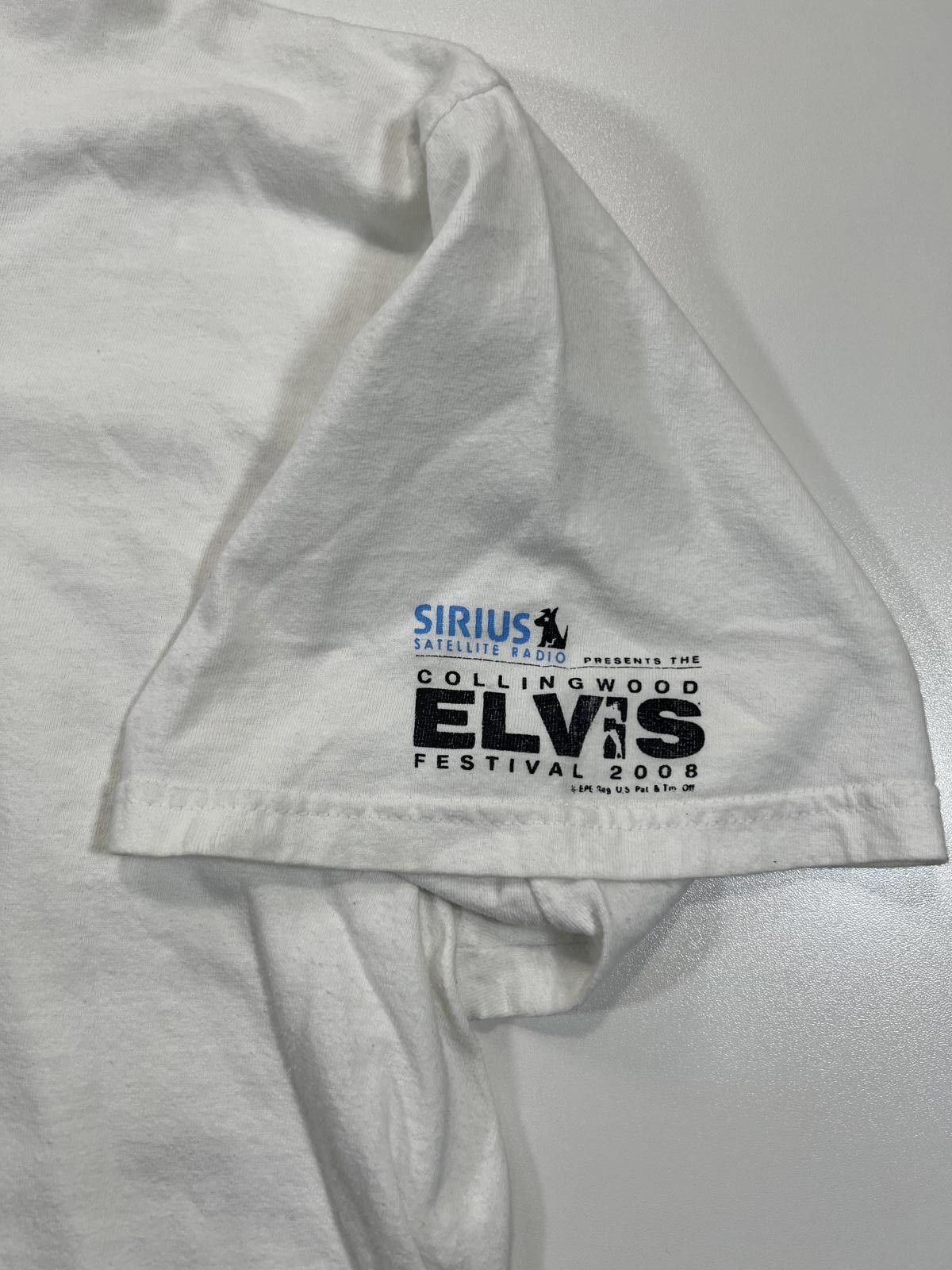 Unknown London Essential Elvis Collingwood 2008 White Graphic T-Shirt Size ONE SIZE - 7 Thumbnail