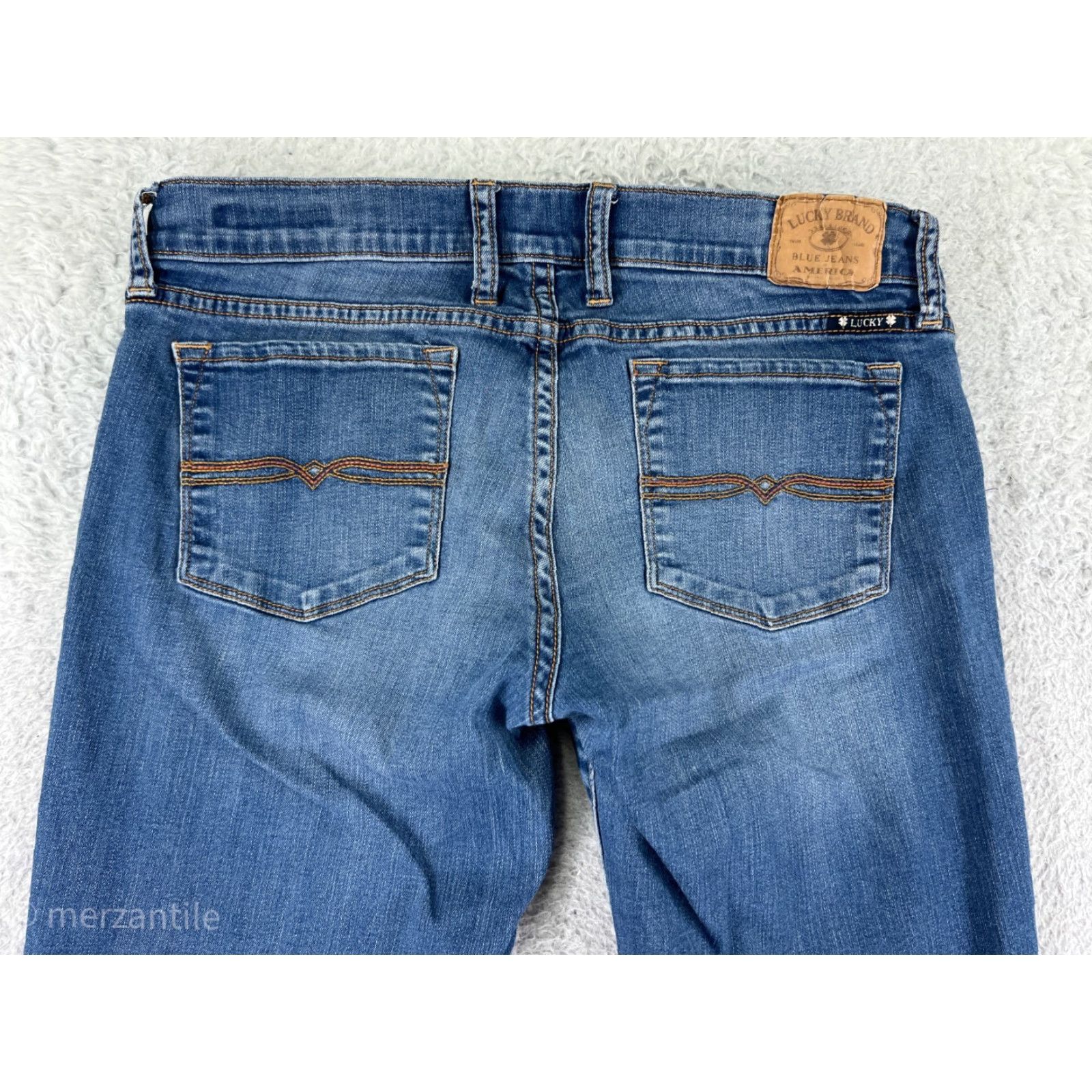 Lucky Brand Lucky Brand Women's Denim Capri Pants Size 28 Blue Cotton Blend Stretch Vintage None Size 28" / US 6 / IT 42 - 3 Thumbnail