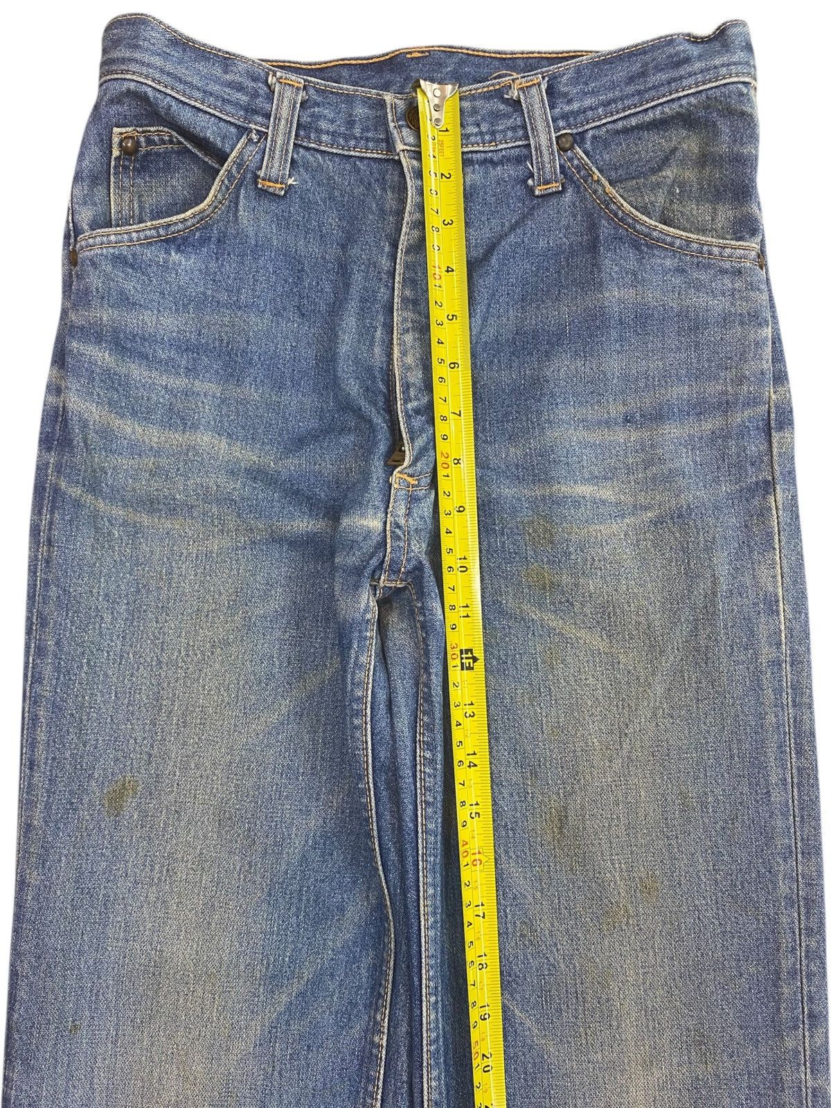 Other Japanese Brand Blue Faded Wash Style Bootcut Jeans Size US 26 / EU 42 - 6 Thumbnail