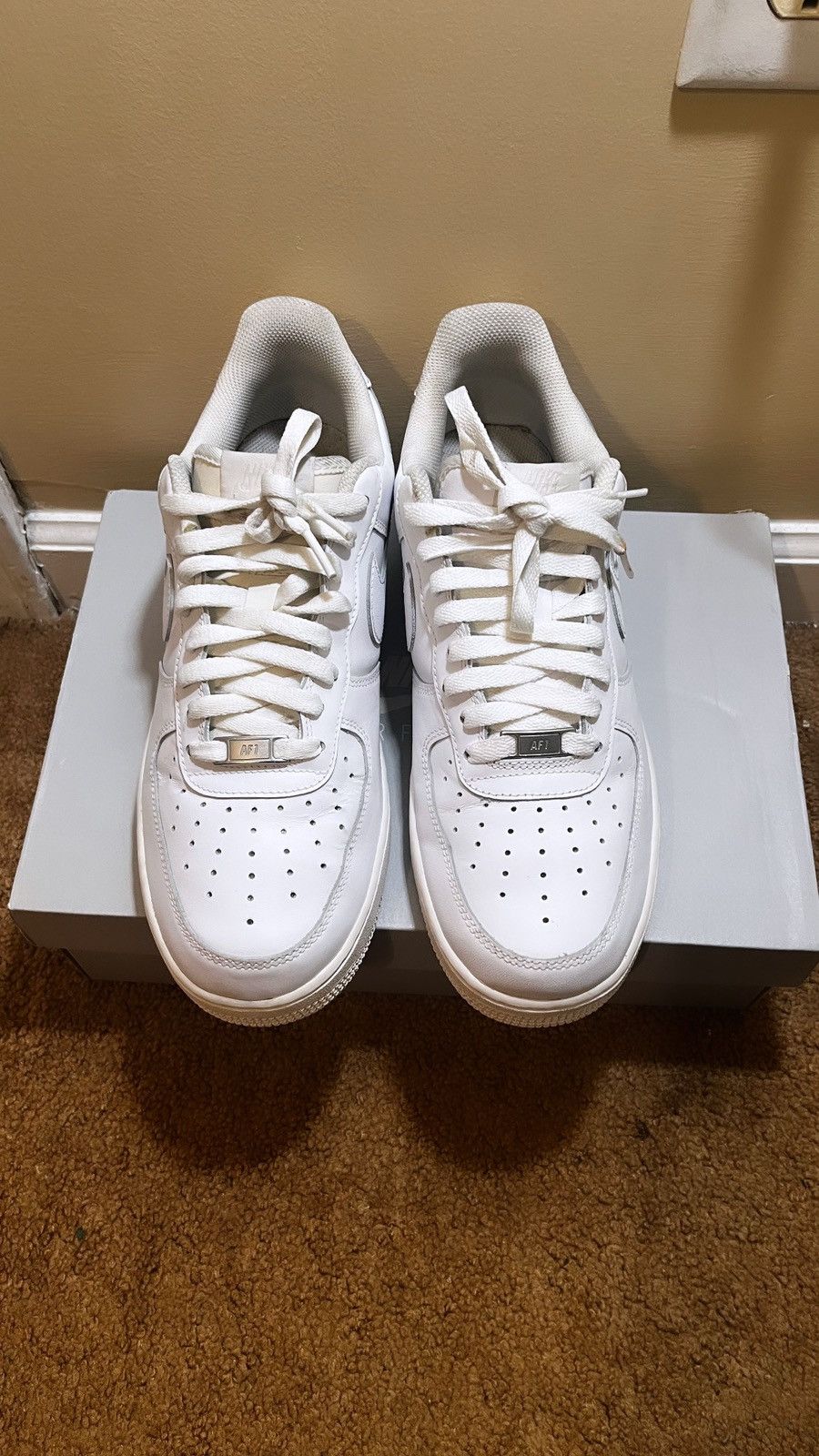 Nike Nike Air Force 1 Low ‘07 White Size US 10 / EU 43 - 4 Thumbnail