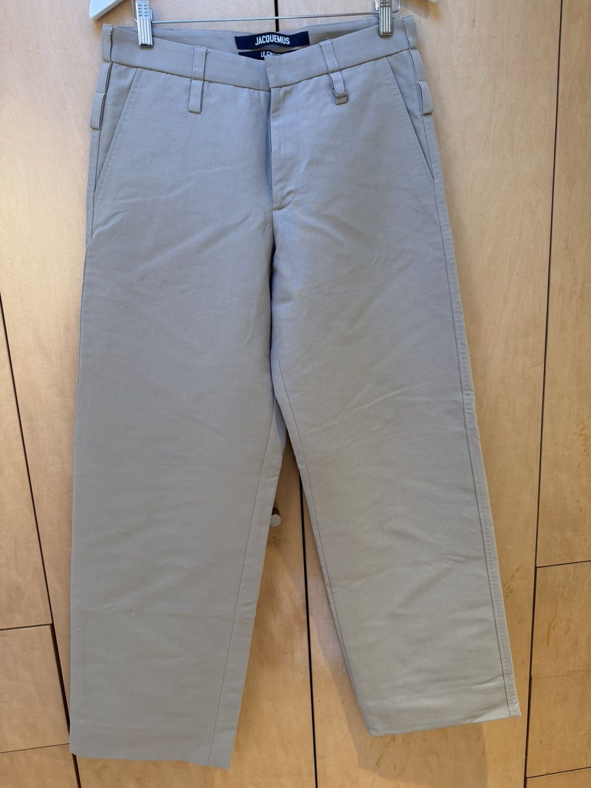 Jacquemus Men’s Beige Le Chouchou 'Le Pantalon Piccinni' Trousers Size US 31 - 1 Thumbnail