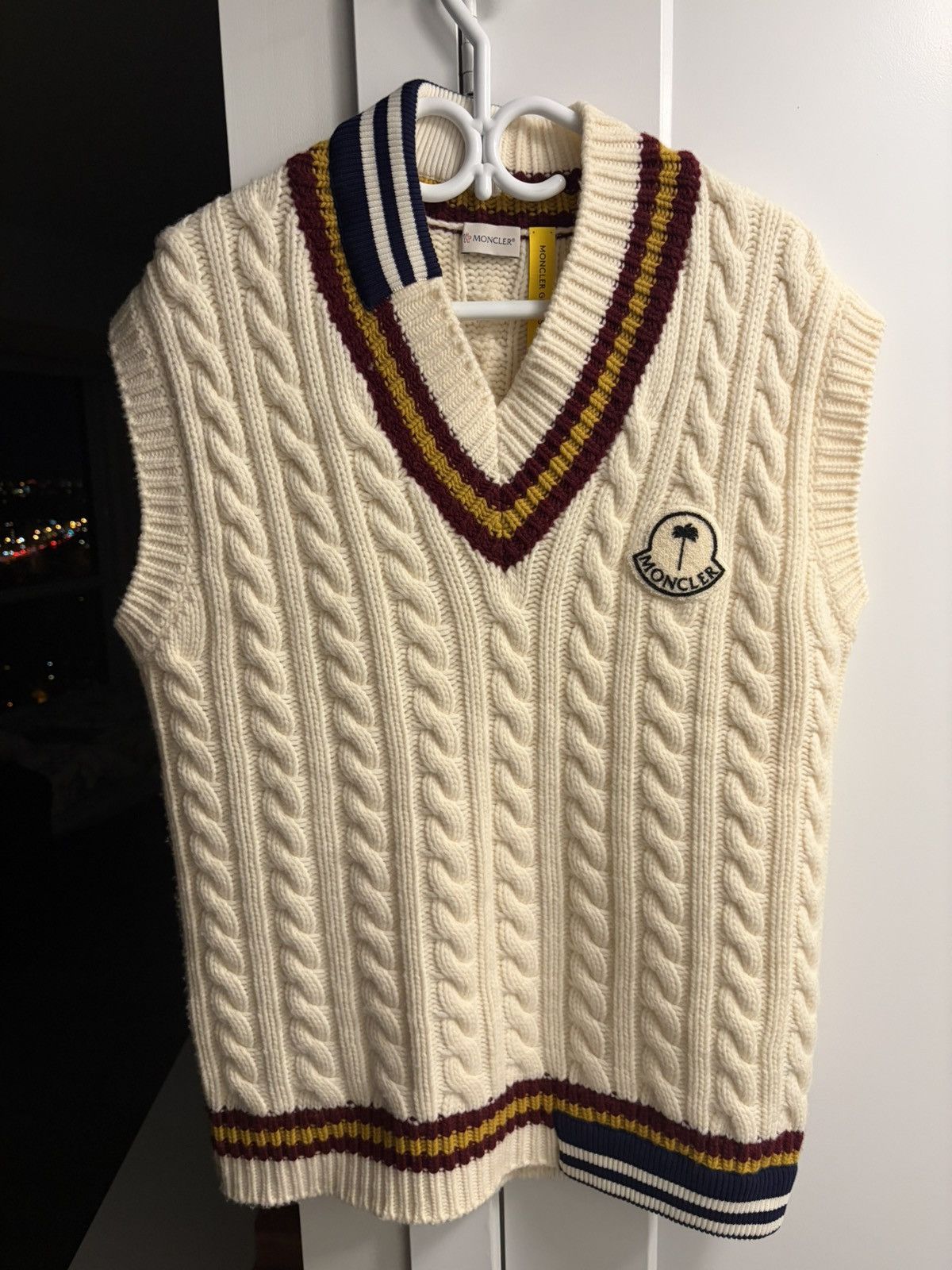 Moncler Moncler Palm Angels Knit Vest Size US L / EU 52-54 / 3 - 1 Thumbnail