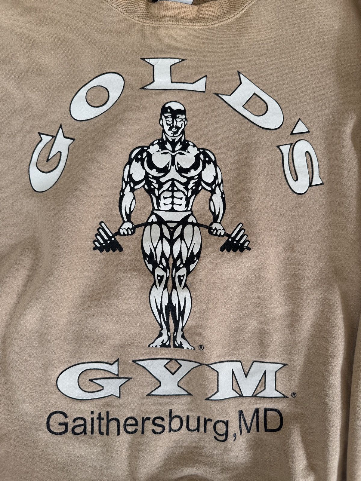 Vintage *RARE* VINTAGE 90s GOLD’S GYM BODYBUILDING SWEATER Size US XL / EU 56 / 4 - 6 Thumbnail