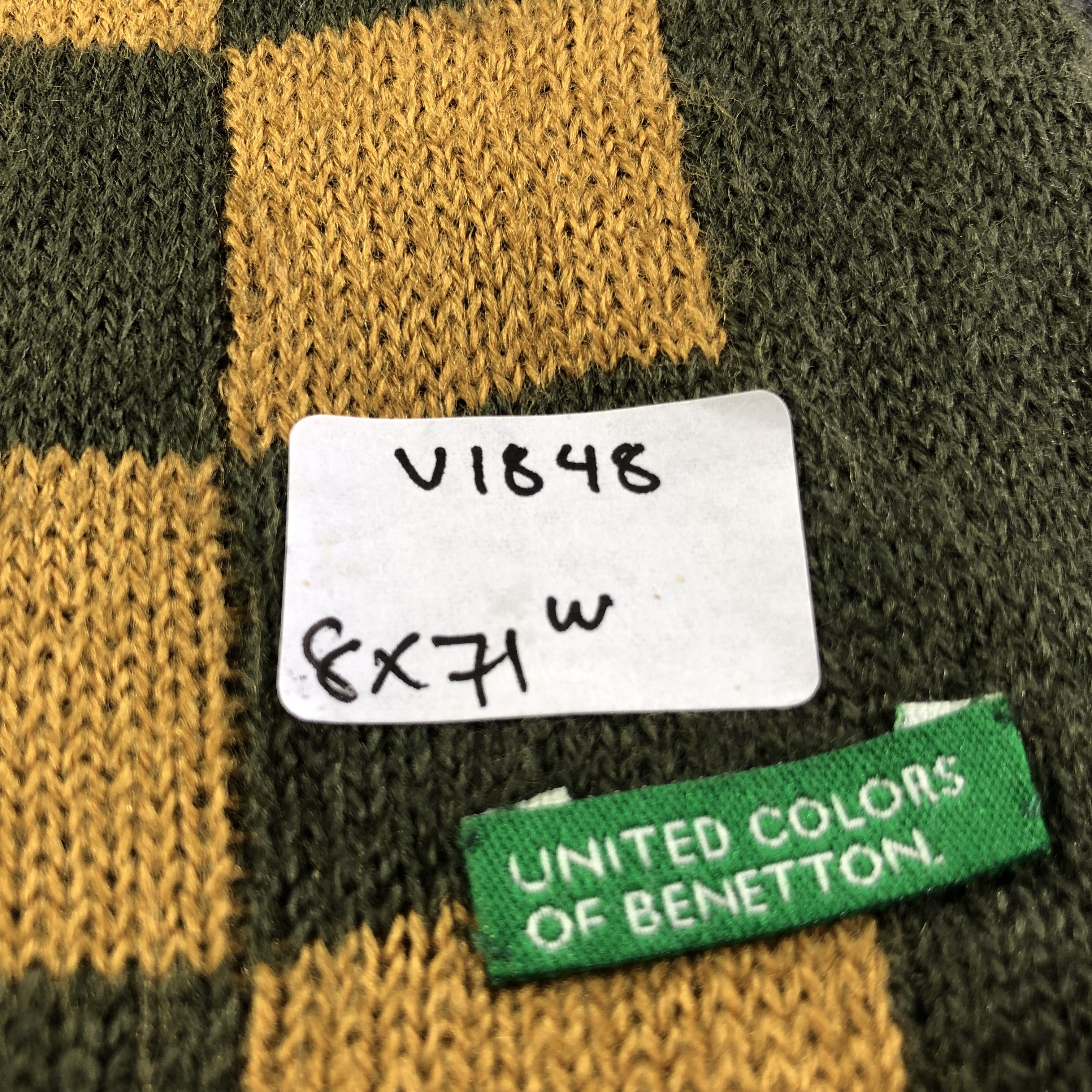 United Colors Of Benetton United Colors Of Benetton Wool Scarf Muffler V1848 Size ONE SIZE - 5 Thumbnail