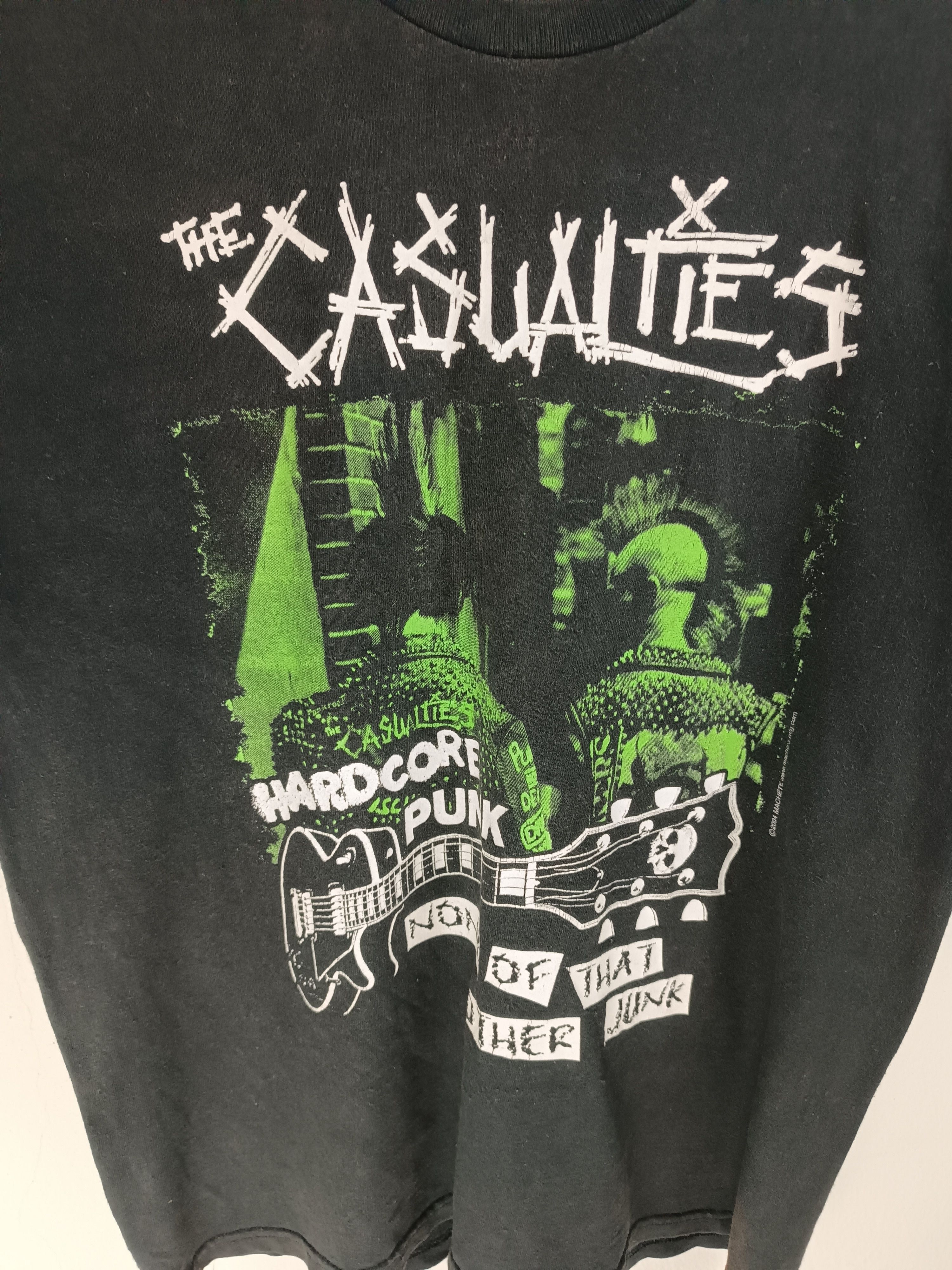 Band Tees VINTAGE '04 THE CASUALTIES TEE exploited rancid punk gbh Size US S / EU 44-46 / 1 - 5 Thumbnail