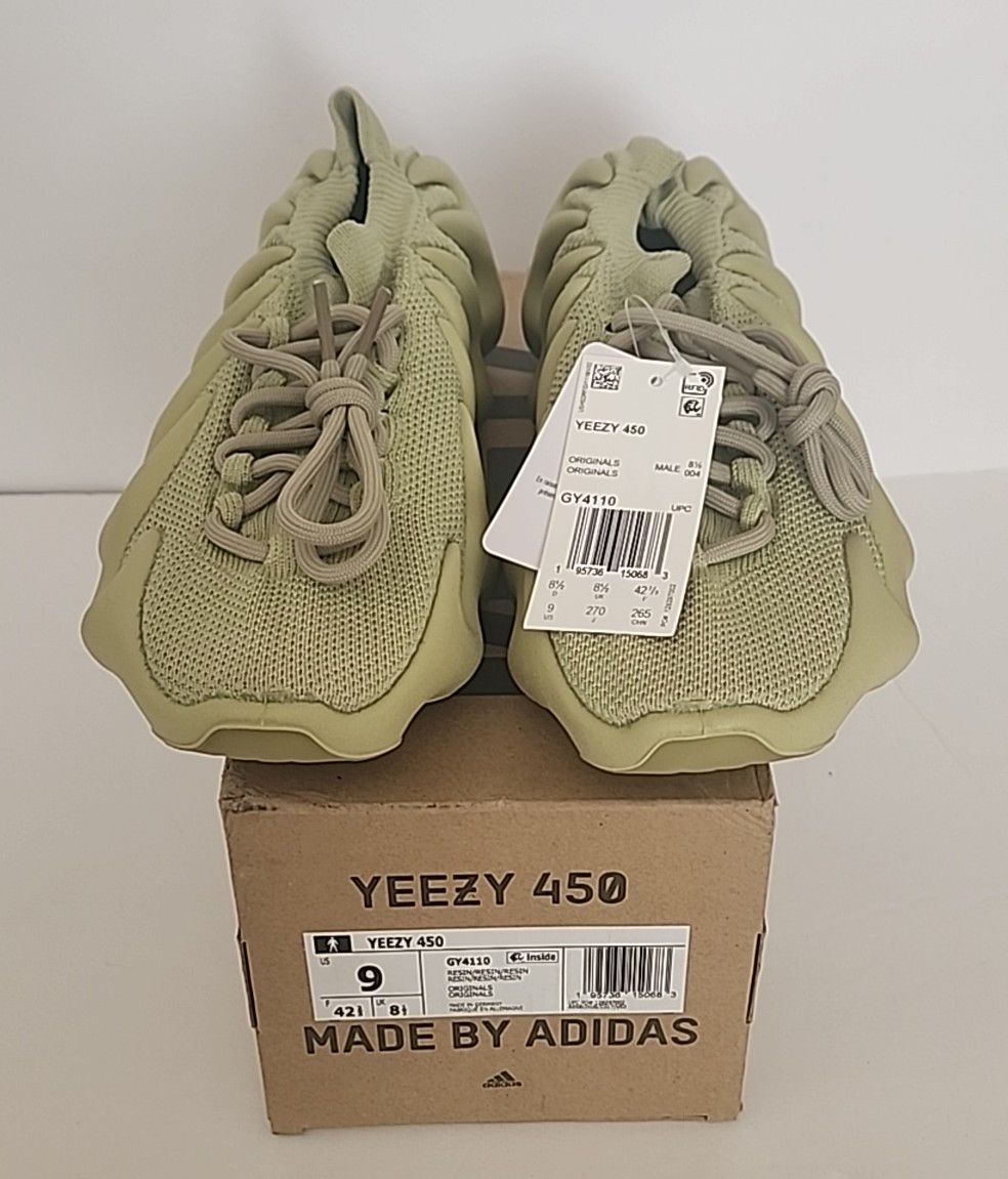 Adidas × Kanye West × Yeezy DS Yeezy 450 Resin Men's sz. 9 GY4110 adidas Yellow BNIB Size US 9 / EU 42 - 4 Thumbnail
