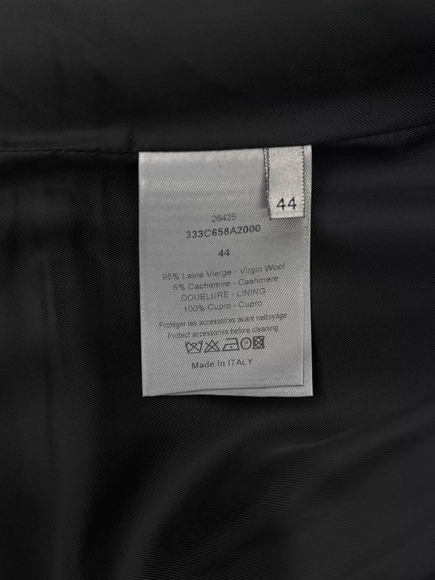 Dior Dior Homme 13AW Heavy Wool-Cashmere Zip Vest Size US S / EU 44-46 / 1 - 9 Thumbnail