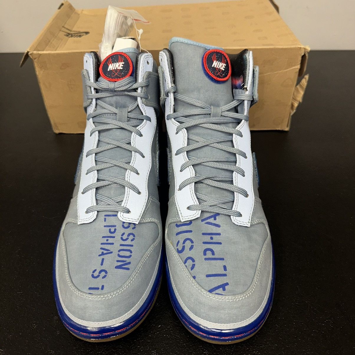 Nike Nike Dunk Hi Premium Qs Galaxy 503766 440 2012 Mens Size 14 Size US 14 / EU 47 - 4 Thumbnail