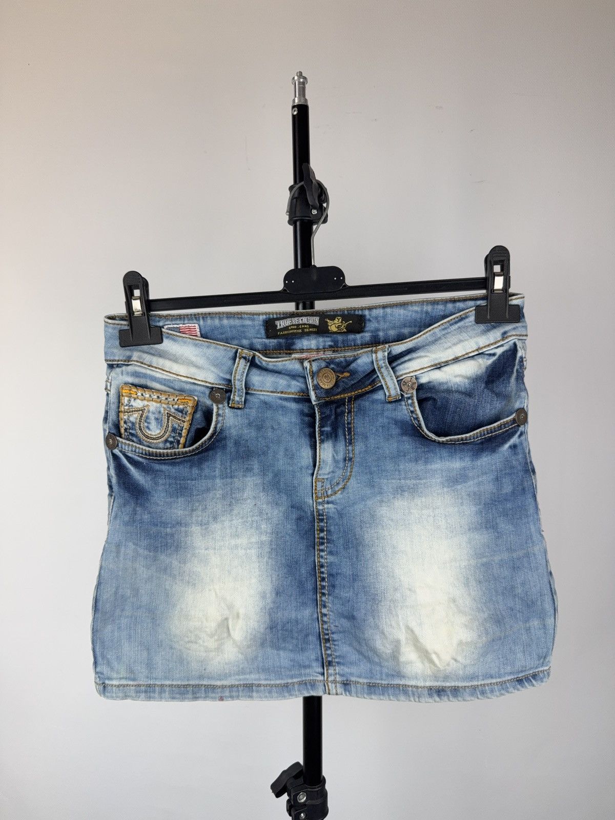True Religion Vintage 00s Y2K Hype True Religion mini skirt USA Style Size 28" / US 6 / IT 42 - 2 Thumbnail