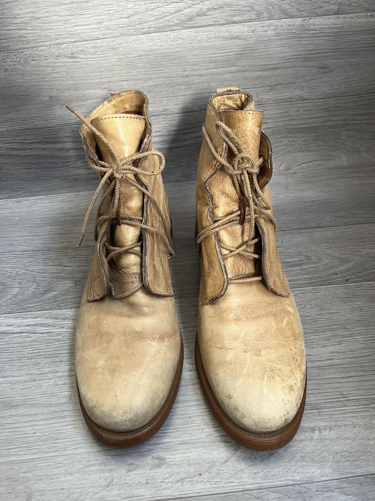Dirk Bikkembergs Vintage Dirk bikkembergs beige boots sz 44 Size US 11 / EU 44 - 4 Thumbnail