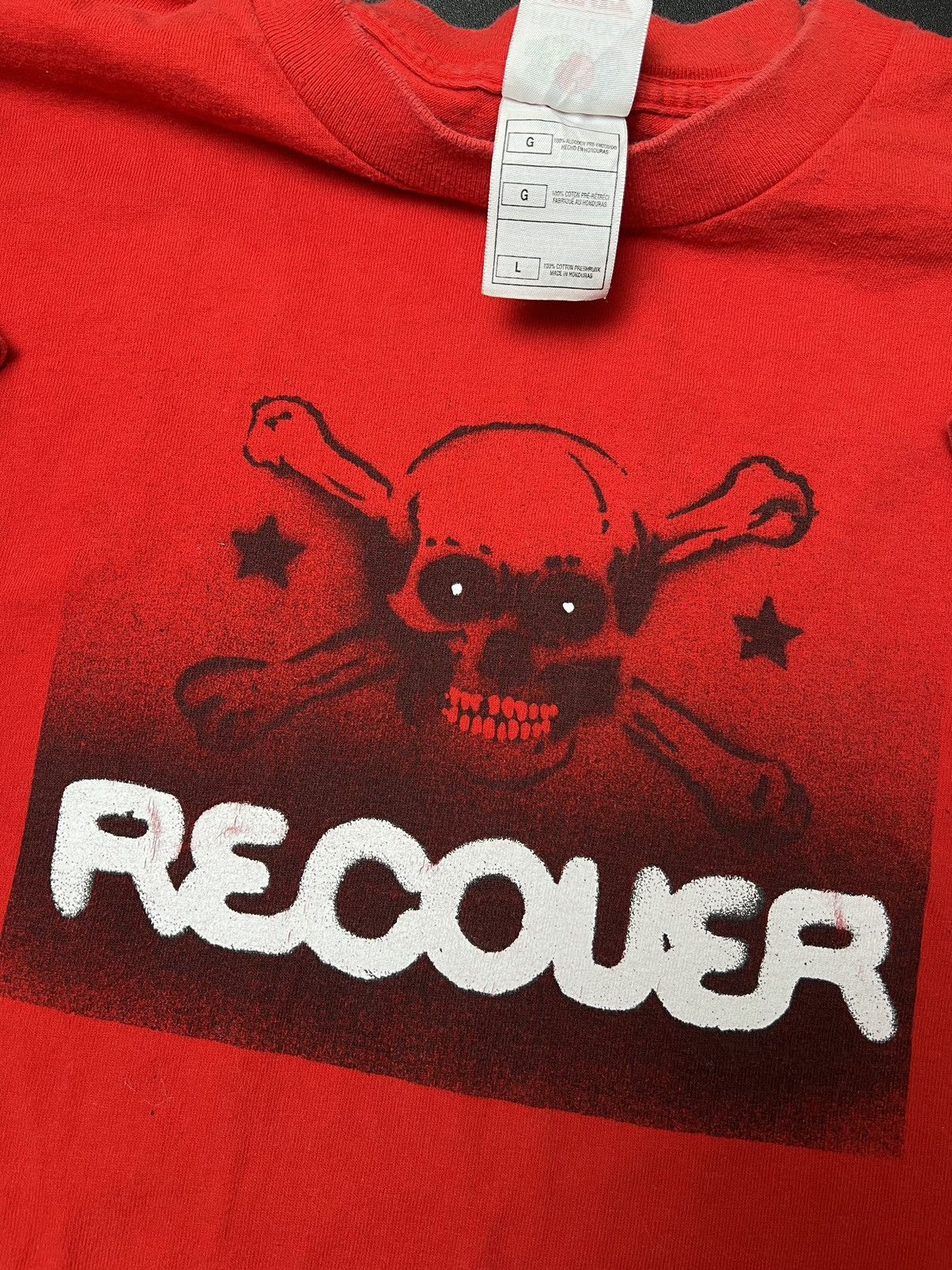 Vintage Vintage recover rock t shirt size L Size US L / EU 52-54 / 3 - 3 Thumbnail