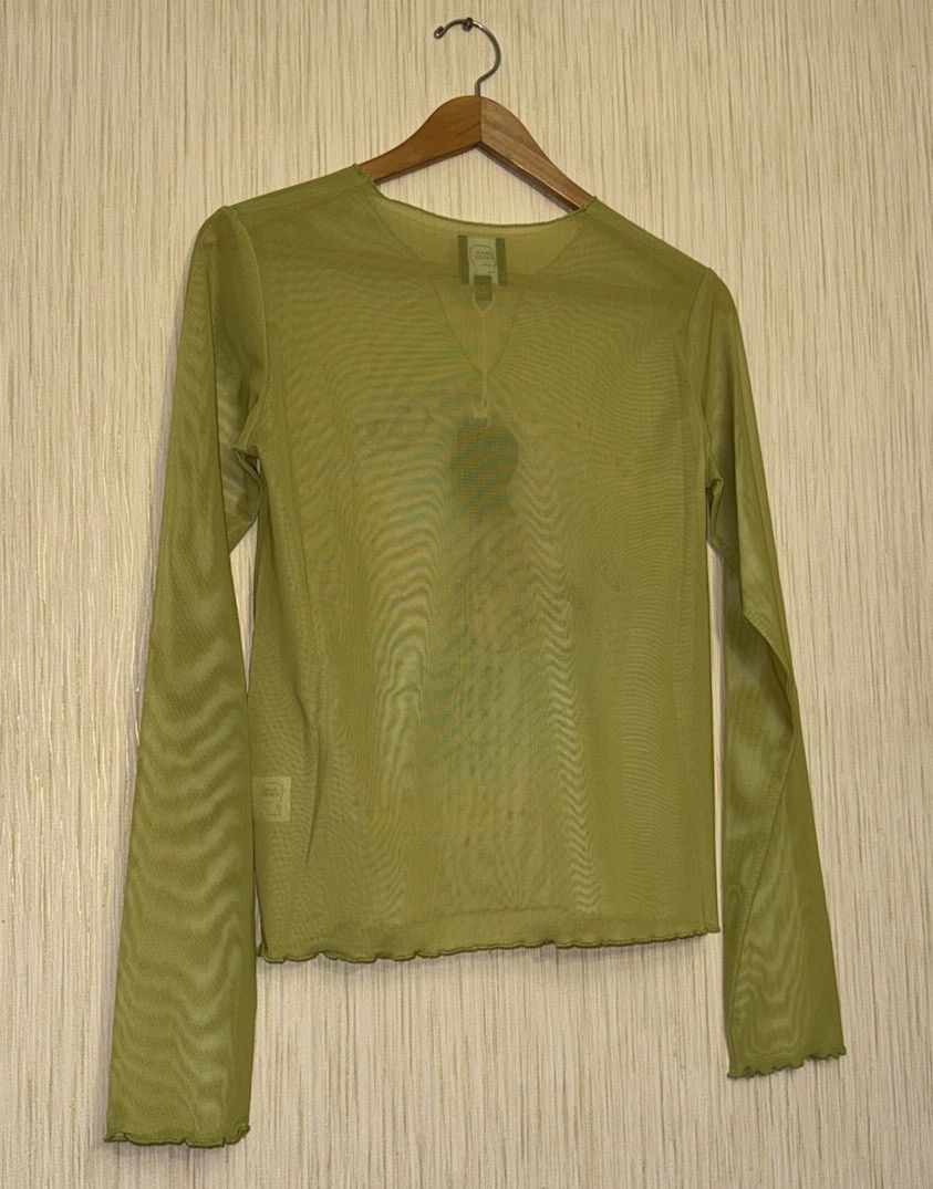 Brain Dead BRAIN DEAD Gaspar Doll mesh Top Longsleeve Moss Green Y2K Size M / US 6-8 / IT 42-44 - 7 Thumbnail