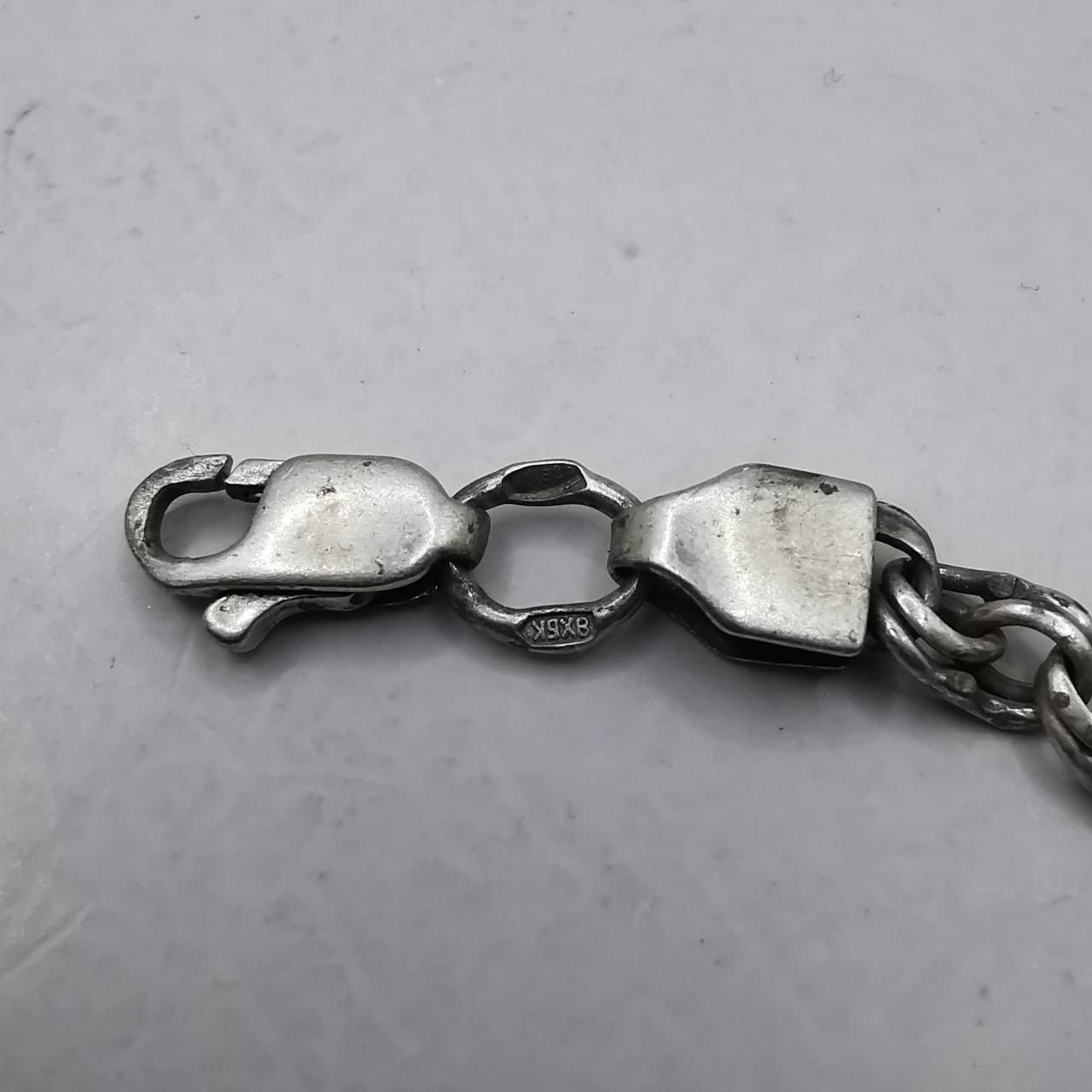 Sterling Silver Vintage Chain, 925 Sterling Silver, Signed 22.47g Size ONE SIZE - 6 Thumbnail
