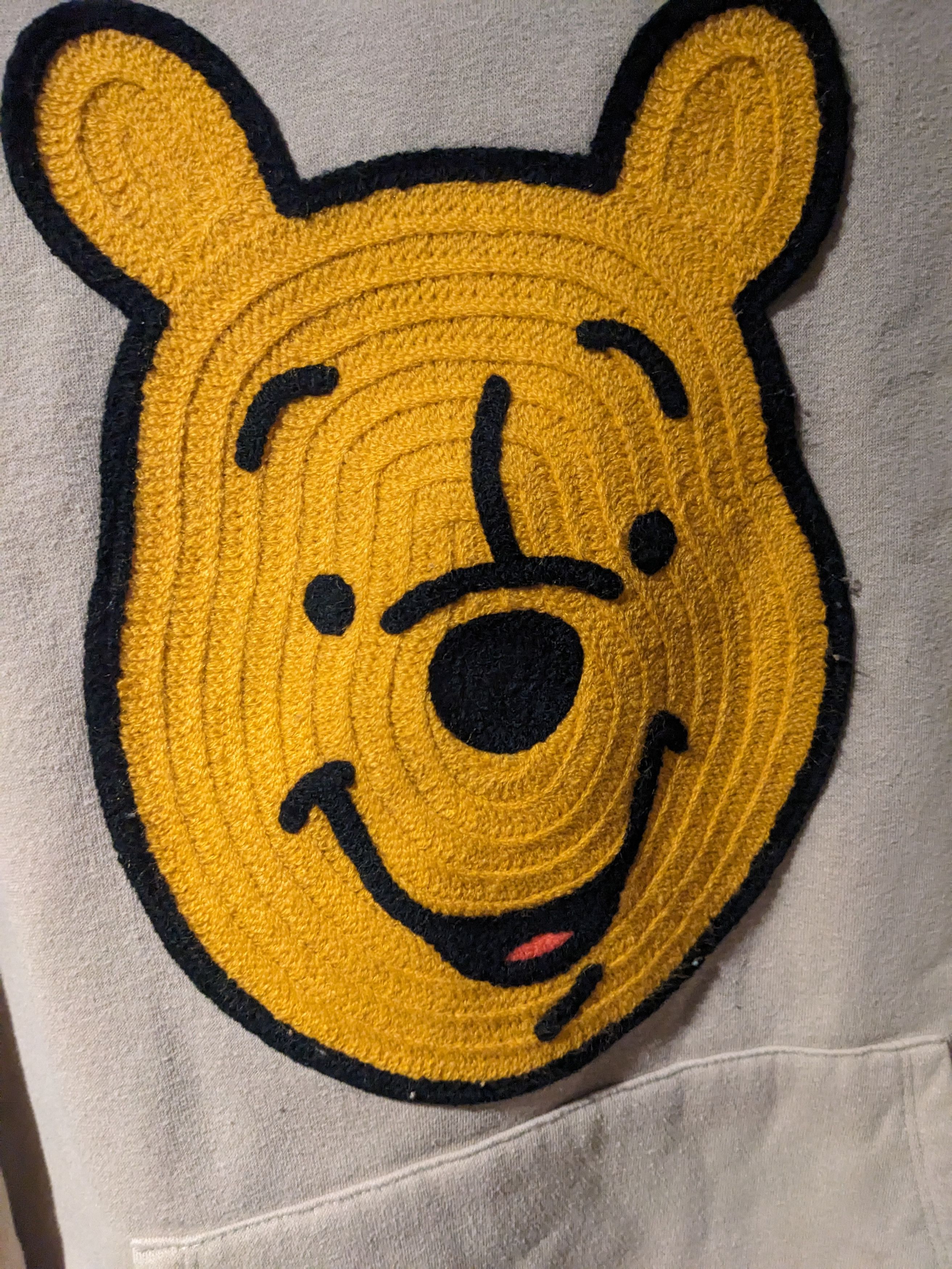 Disney × Vintage Vintage 2010's Winnie the Pooh Beige Woman's Large Hoodie Size L / US 10 / IT 46 - 2 Thumbnail