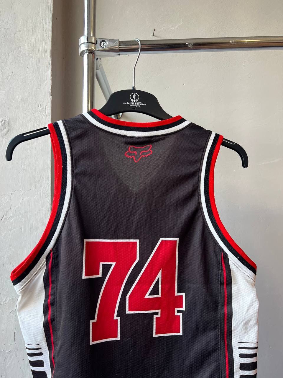 Fox Racing FOX RACING VINTAGE MOTO BLACK JERSEY #74 SIZE S MENS Size US S / EU 44-46 / 1 - 11 Thumbnail