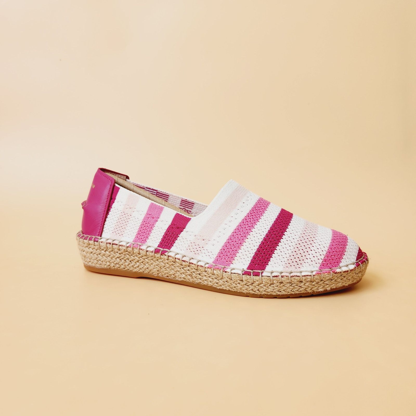 Cole Haan Cole Haan Women White/Pink Stripe Knit Espadrilles US 9.5 Size US 9.5 / IT 39.5 - 3 Thumbnail