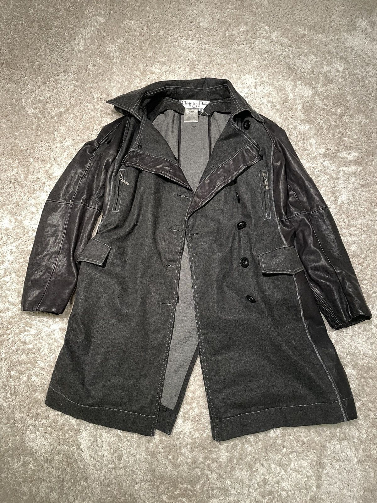 Christian Dior Monsieur 🔥 Christian Dior Boutique Lambskin Coat Size US M / EU 48-50 / 2 - 2 Thumbnail