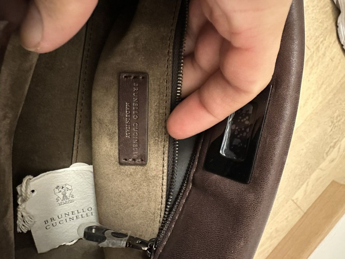 Brunello Cucinelli Brunello Cucinelli Leather Pouchbag Size ONE SIZE - 10 Thumbnail
