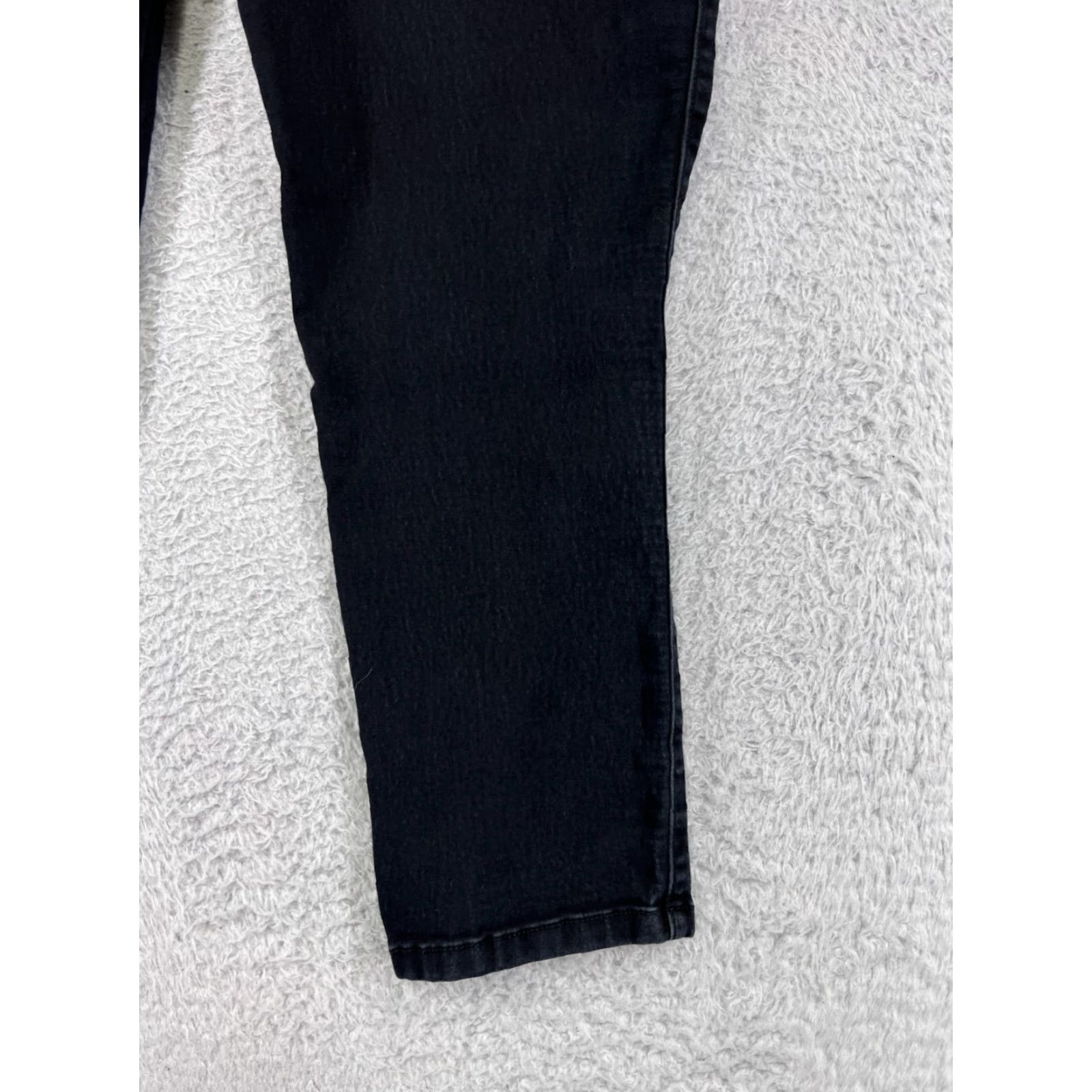 Torrid Torrid Jeans Women 18 Black Luxe Skinny Sateen Denim Cotton Blend High Rise 5-Pocket Regular Fit Twill Col Size 40" / US 18 - 5 Thumbnail