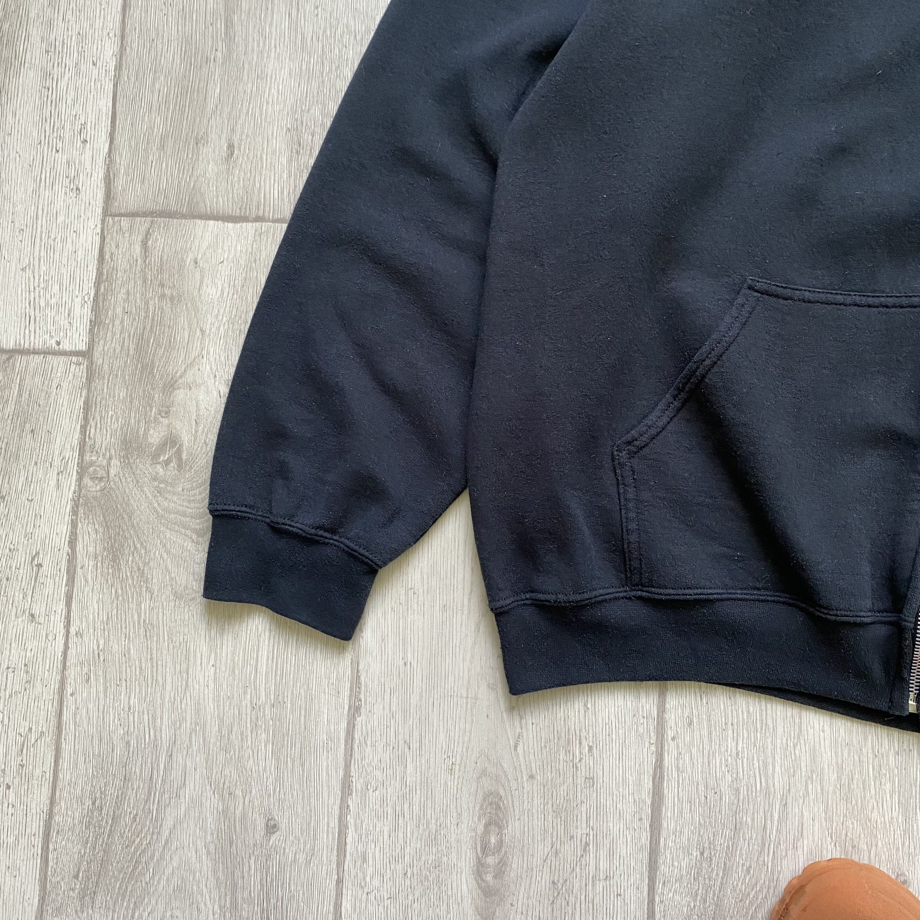 Russell Athletic ▪️Vintage Russell Athletic style Blank zip Hoodie Kanye vibe Size US XL / EU 56 / 4 - 6 Thumbnail