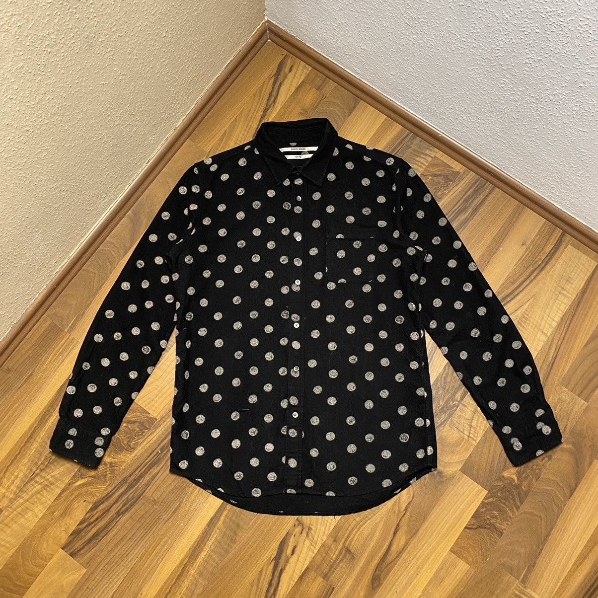 Robert Geller Rare Shirt Robert Geller Moon Monogram/Made in Japan Size US S / EU 44-46 / 1 - 1 Thumbnail
