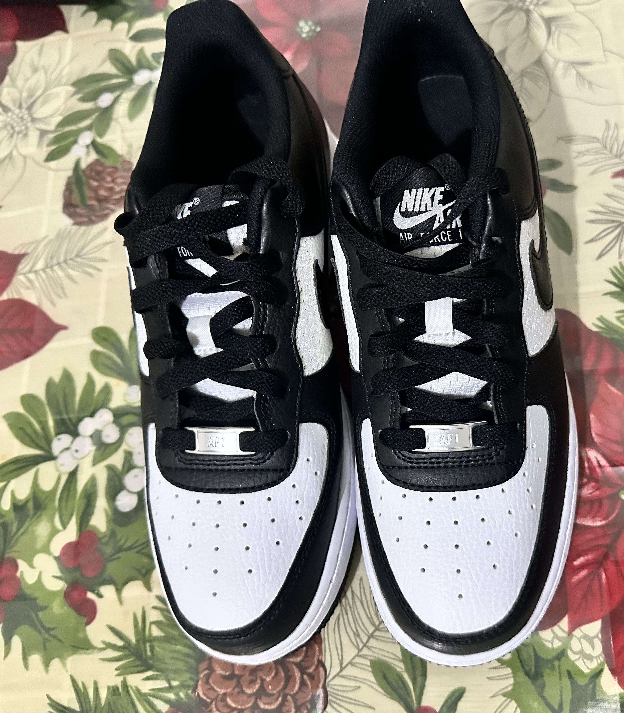 Nike Air Force 1 GS 'Black White Mesh' Size US 6.5 / EU 39-40 - 1 Thumbnail