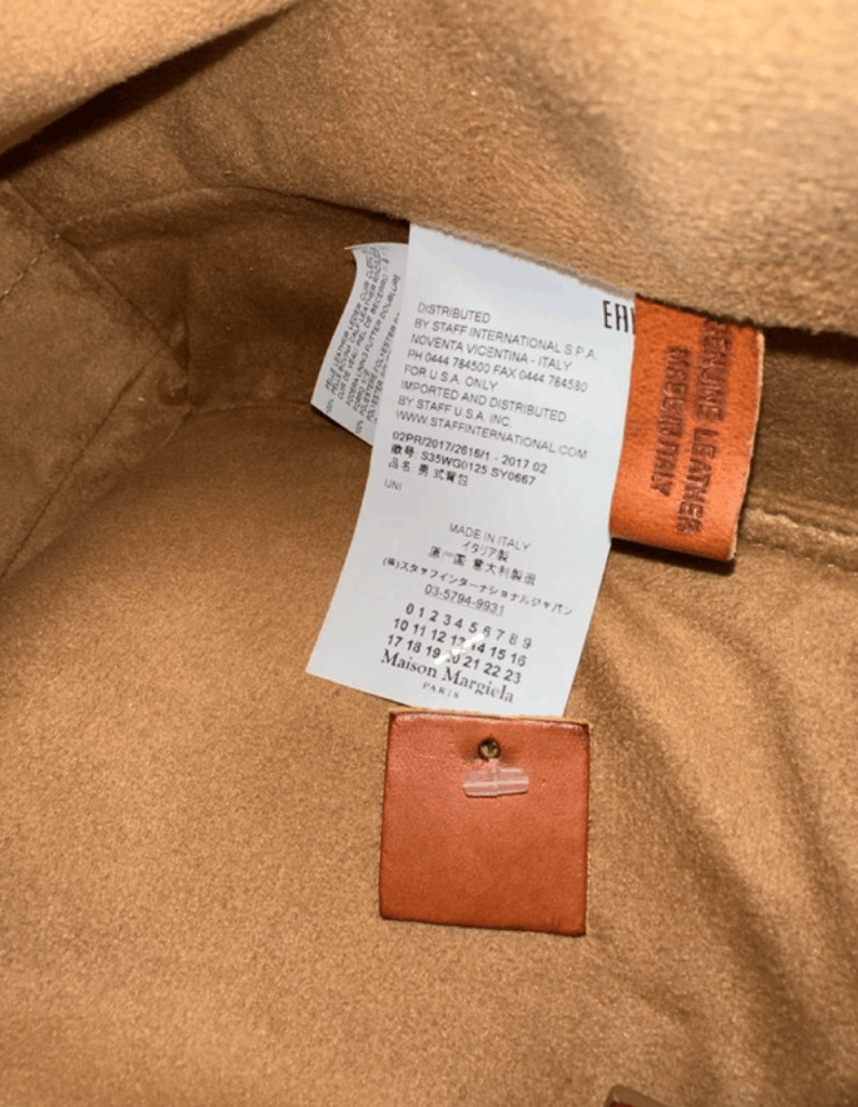 Leather × Maison Margiela × Vintage Maison Margiela Bag Leather Artisanal 2017 Shoulder Vintage Size ONE SIZE - 4 Thumbnail