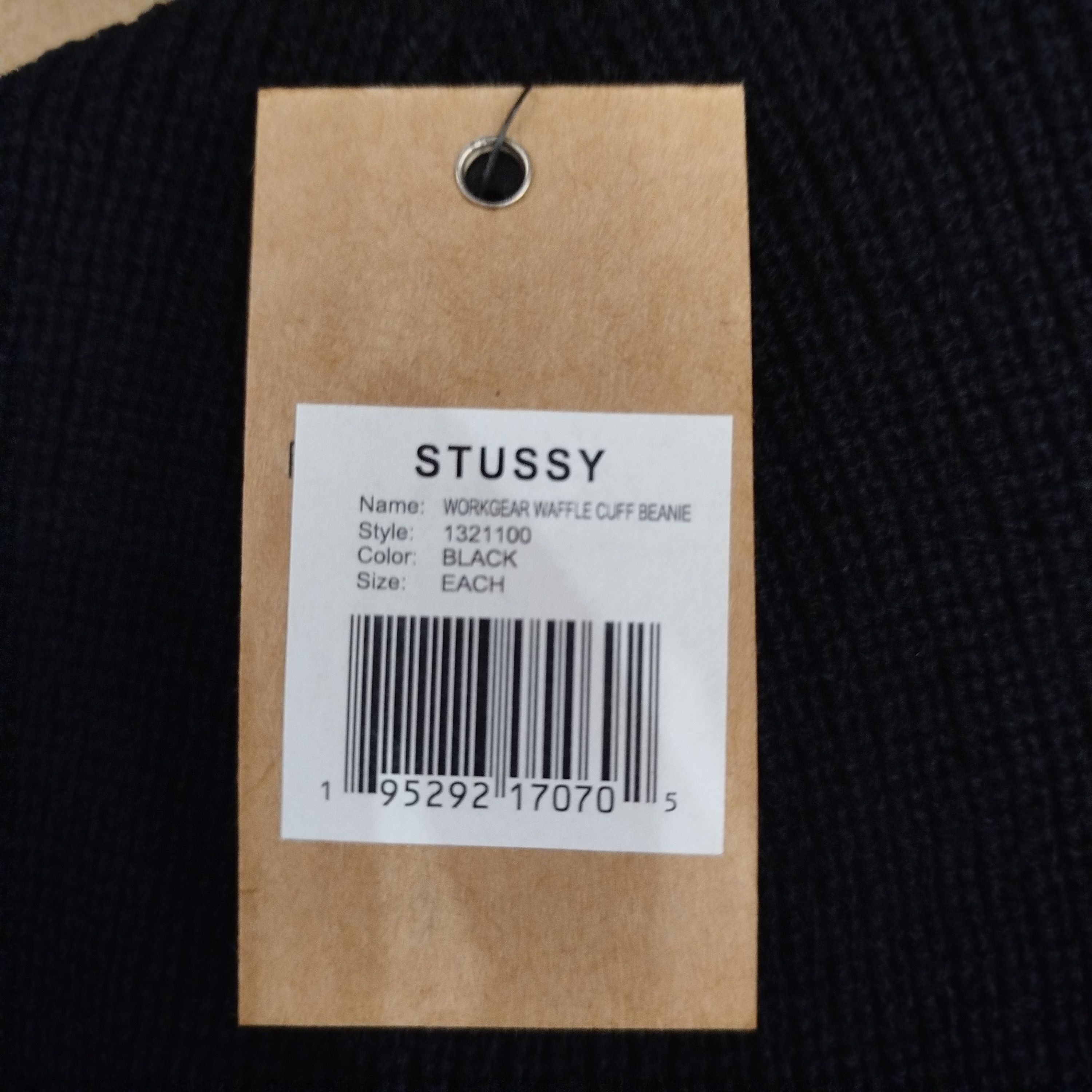 Stussy Stussy Workgear Waffle Cuff Beanie Size ONE SIZE - 3 Thumbnail