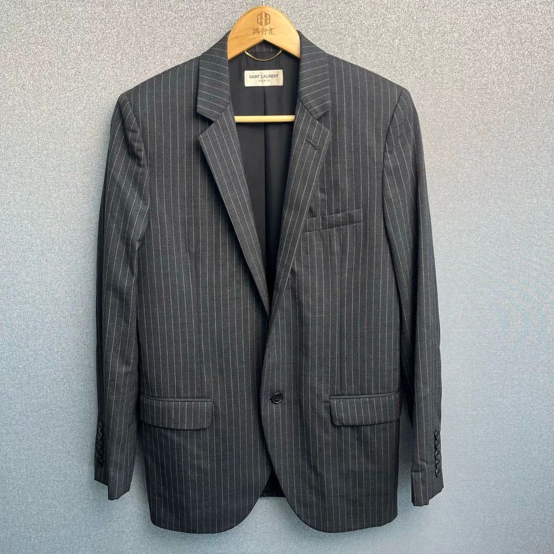 Saint Laurent Paris Saint Laurent Paris Thin double breasted jacket Size US M / EU 48-50 / 2 - 1 Thumbnail