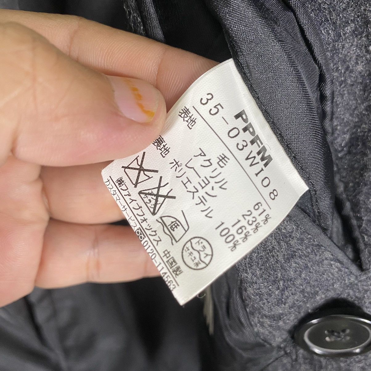 Japanese Brand × PPFM × Vintage Vintage Ppfm Peacoat Button Jacket S Size Darkgrey Colour Size US S / EU 44-46 / 1 - 8 Thumbnail