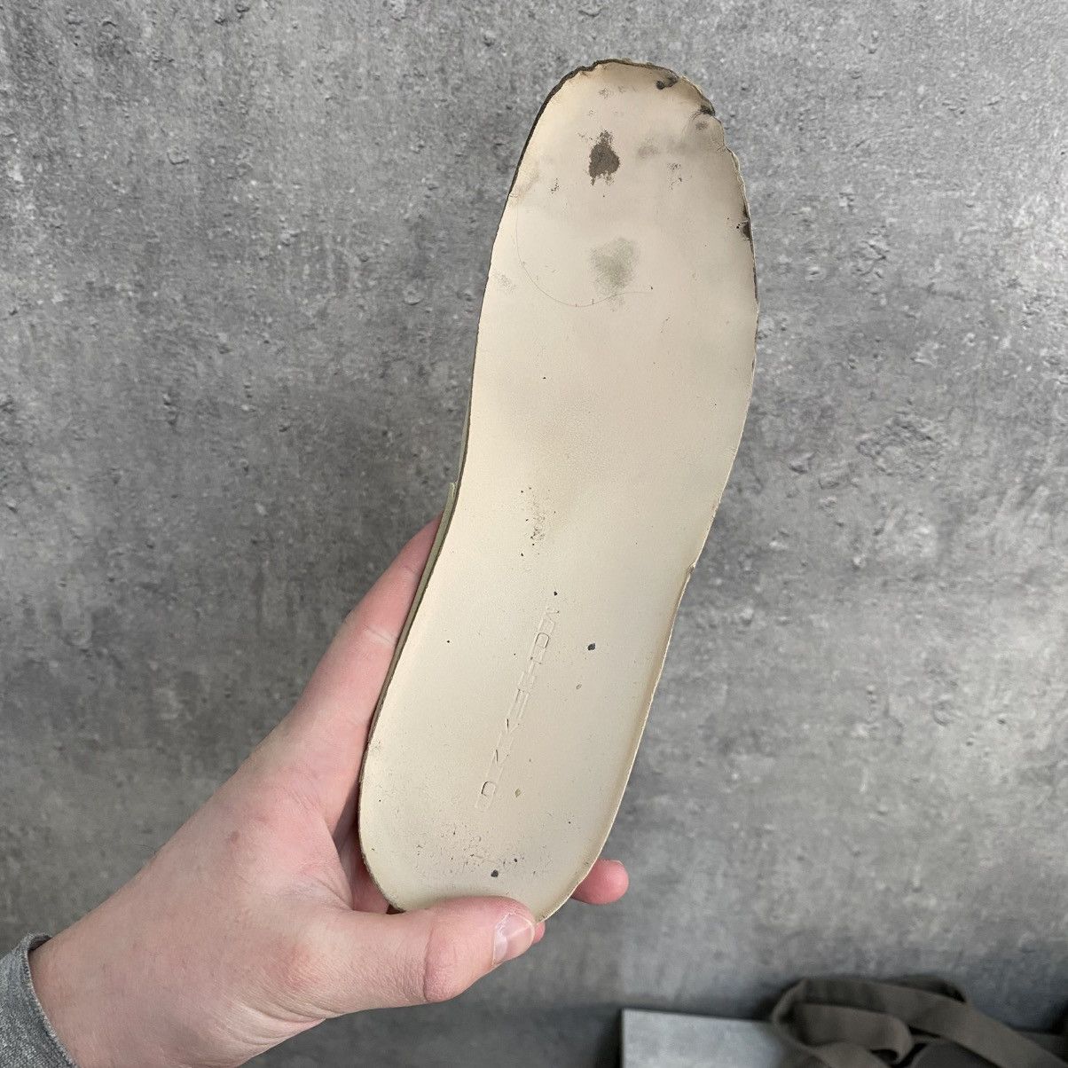 Rick Owens Drkshdw Rick Owens Drkshdw Abstract Low Top Black Milk Sneakers Size US 7 / EU 40 - 12 Thumbnail