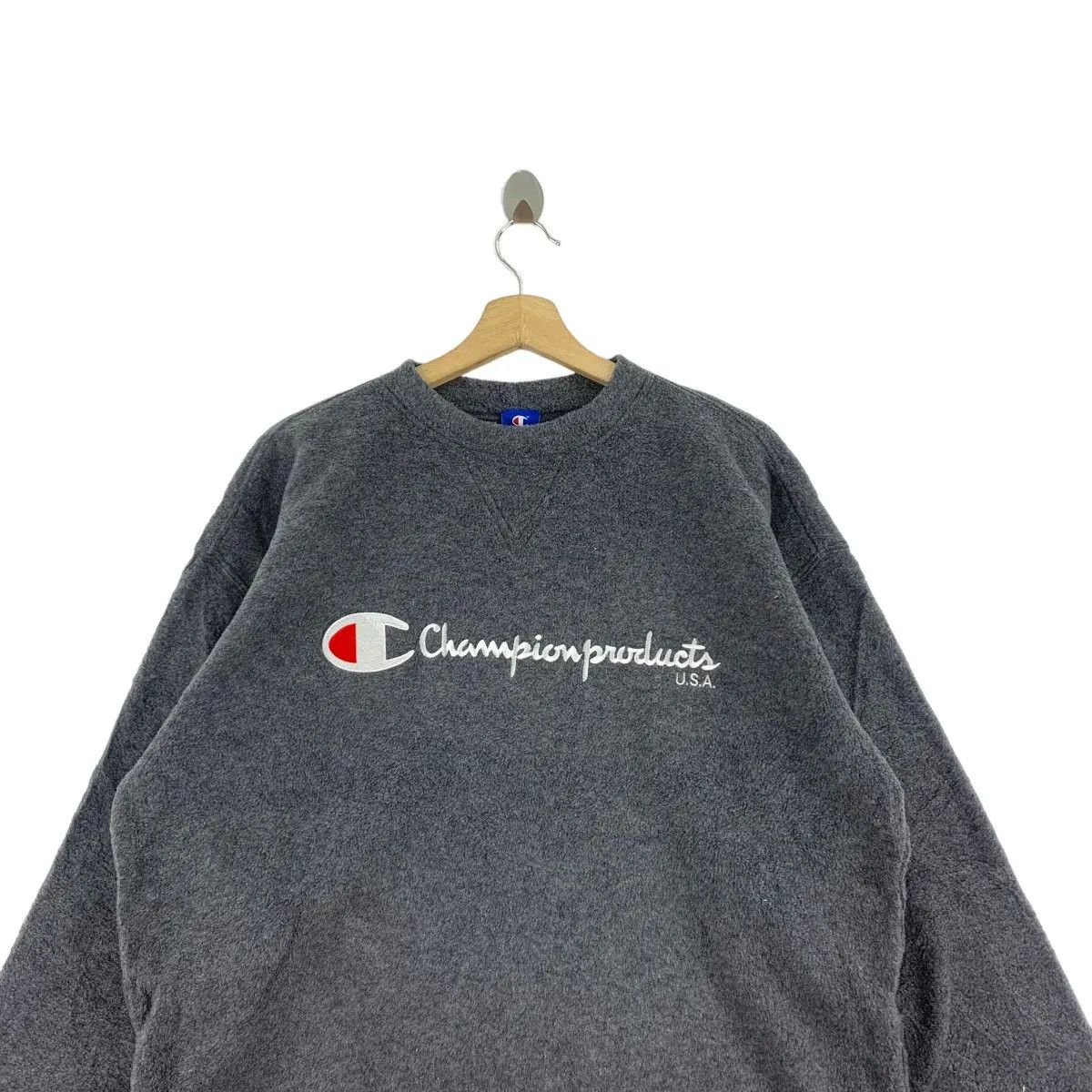 Champion Vintage CHAMPION PRODUCTS x POLARTEC Fabric Fleece Sweater Size M / US 6-8 / IT 42-44 - 2 Thumbnail