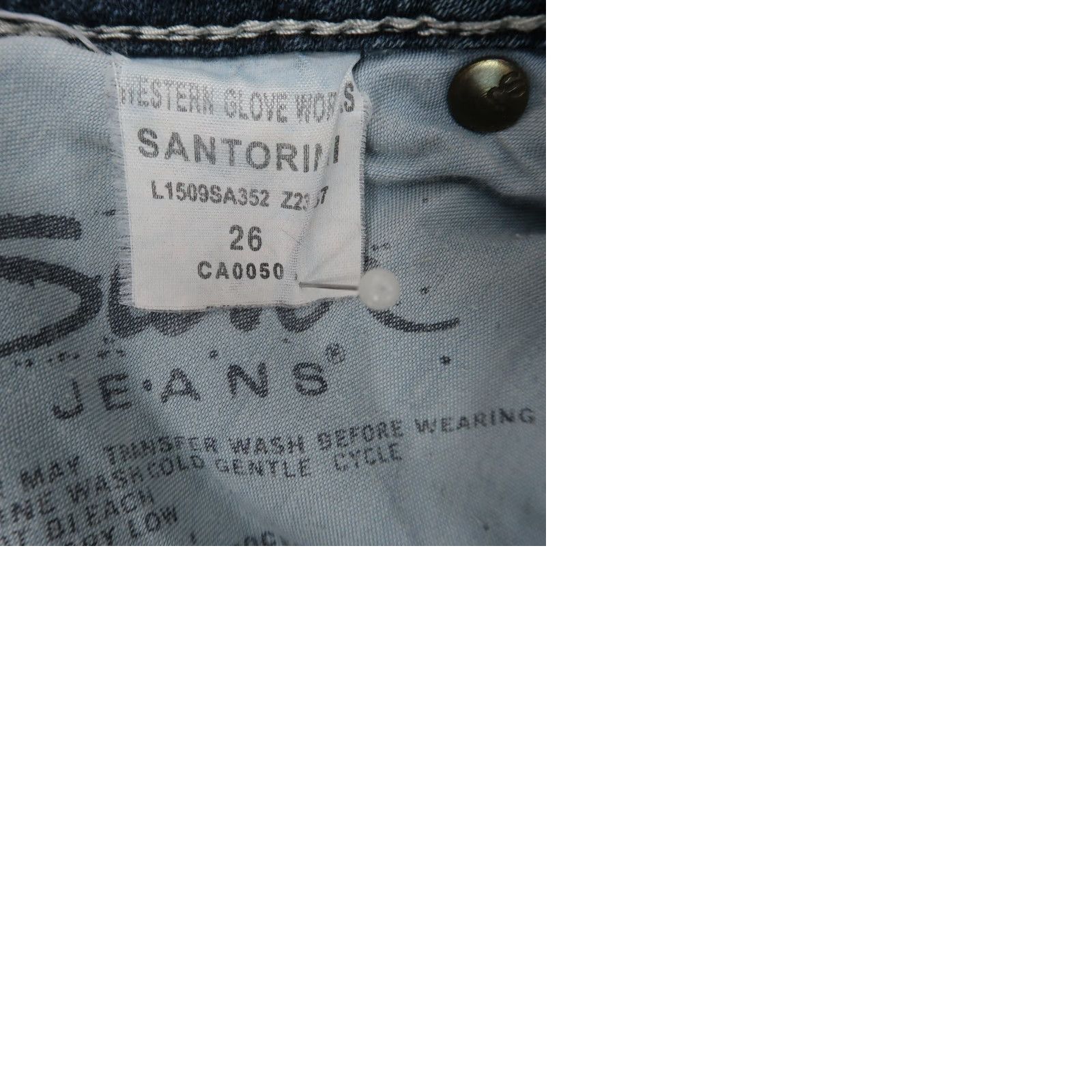 Silver Jeans Co. Silver Jeans Capri Cropped Jeans Womens 26 Blue Medium Wash Denim Stretch Pockets Rise Low 26x25.5, Regular Size 26" / US 2 / IT 38 - 9 Thumbnail