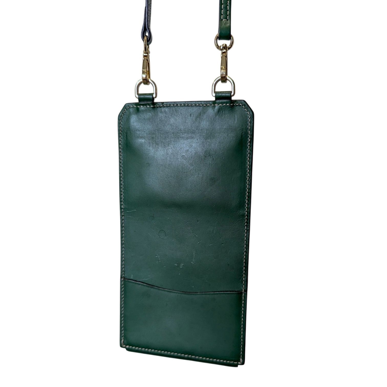 Other Ann Mashburn Green Leather Cell Phone Bag Crossbody Size ONE SIZE - 5 Thumbnail