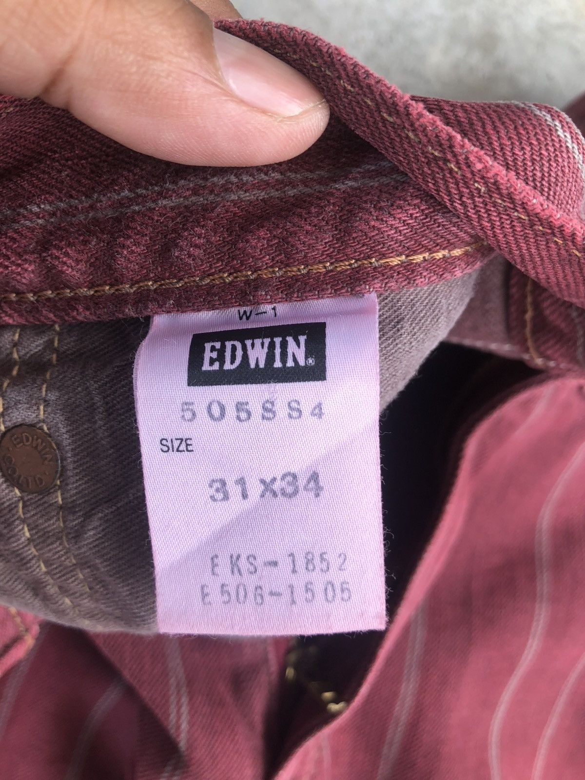 If Six Was Nine Japanese Edwin Flared Jeans Distressed Jeans Selvedge Size US 31 - 20 Thumbnail