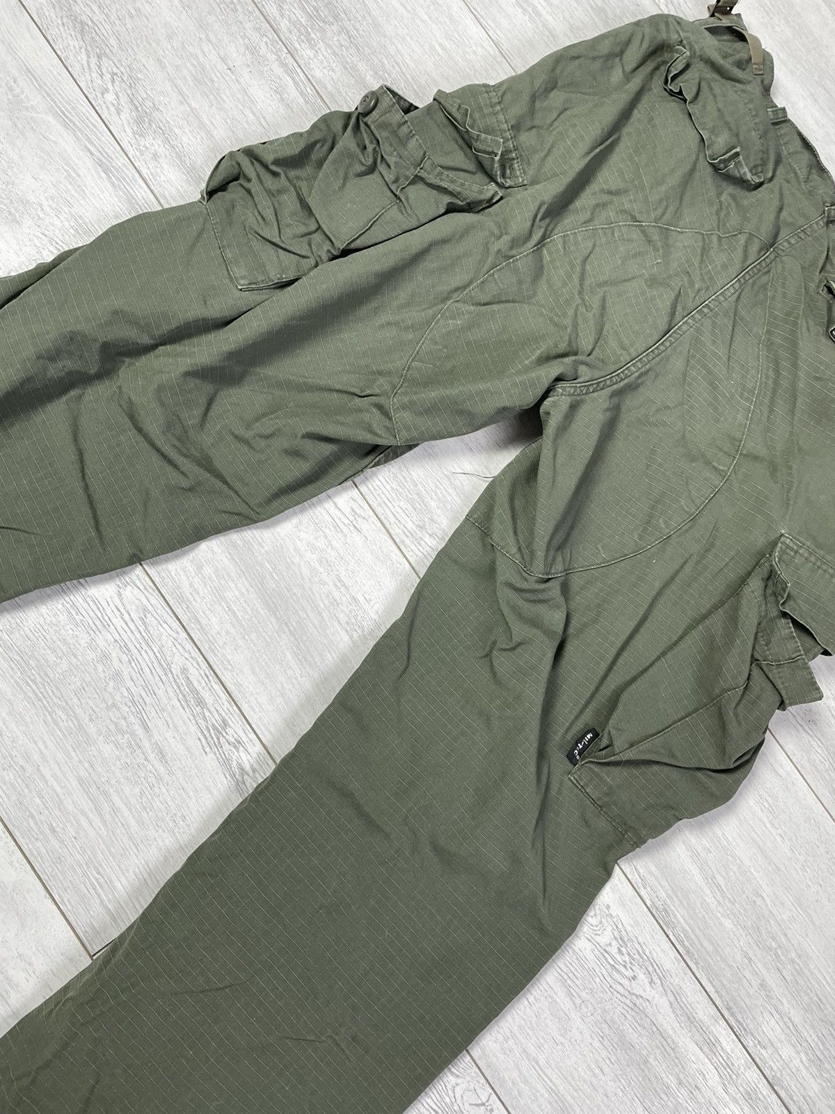 Japanese Brand × Vintage Vintage 60s Vietnam War WR Poplin Ripstop Cargo Pants USA Size US 36 / EU 52 - 11 Thumbnail