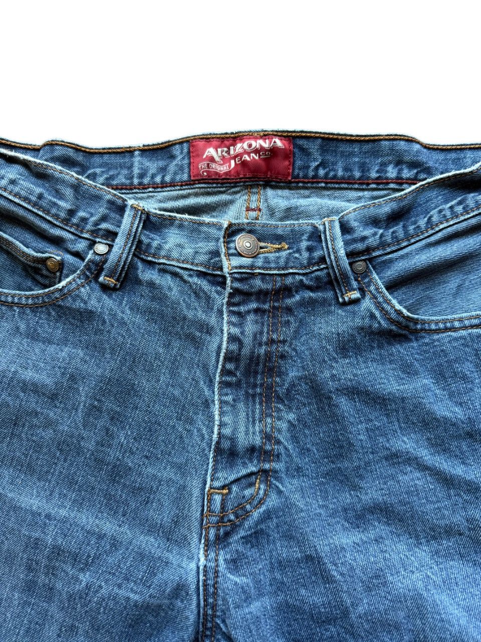 Arizona Jean Co. Vintage Arizona Jeans Co. Straight Legged Baggy Blue Denim Size US 33 - 2 Thumbnail