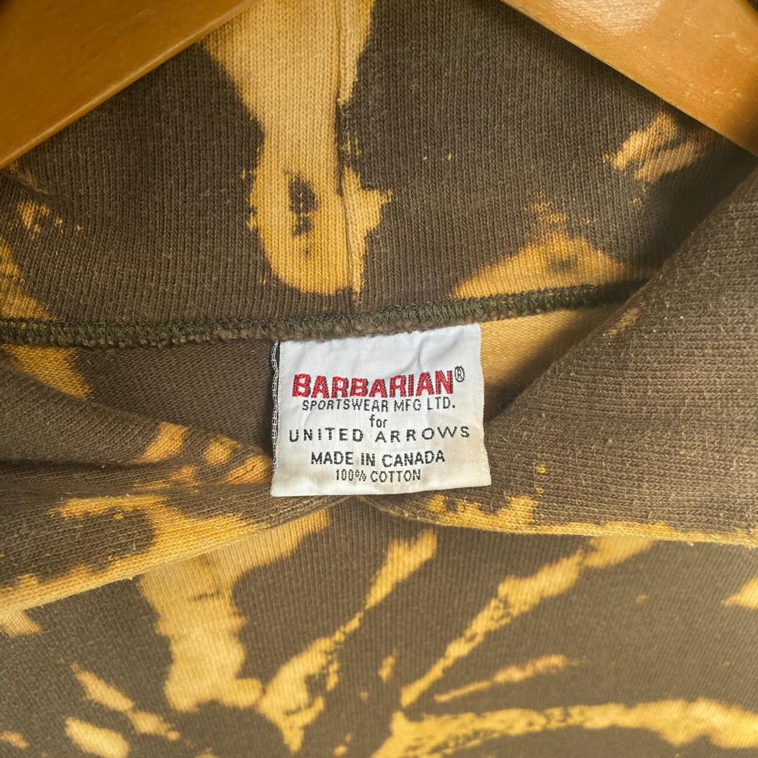 Barbarian × Vintage BARBARIAN CUSTOM BLEACH WASH HOODIE MEDIUM PULLOVER Size US M / EU 48-50 / 2 - 8 Thumbnail
